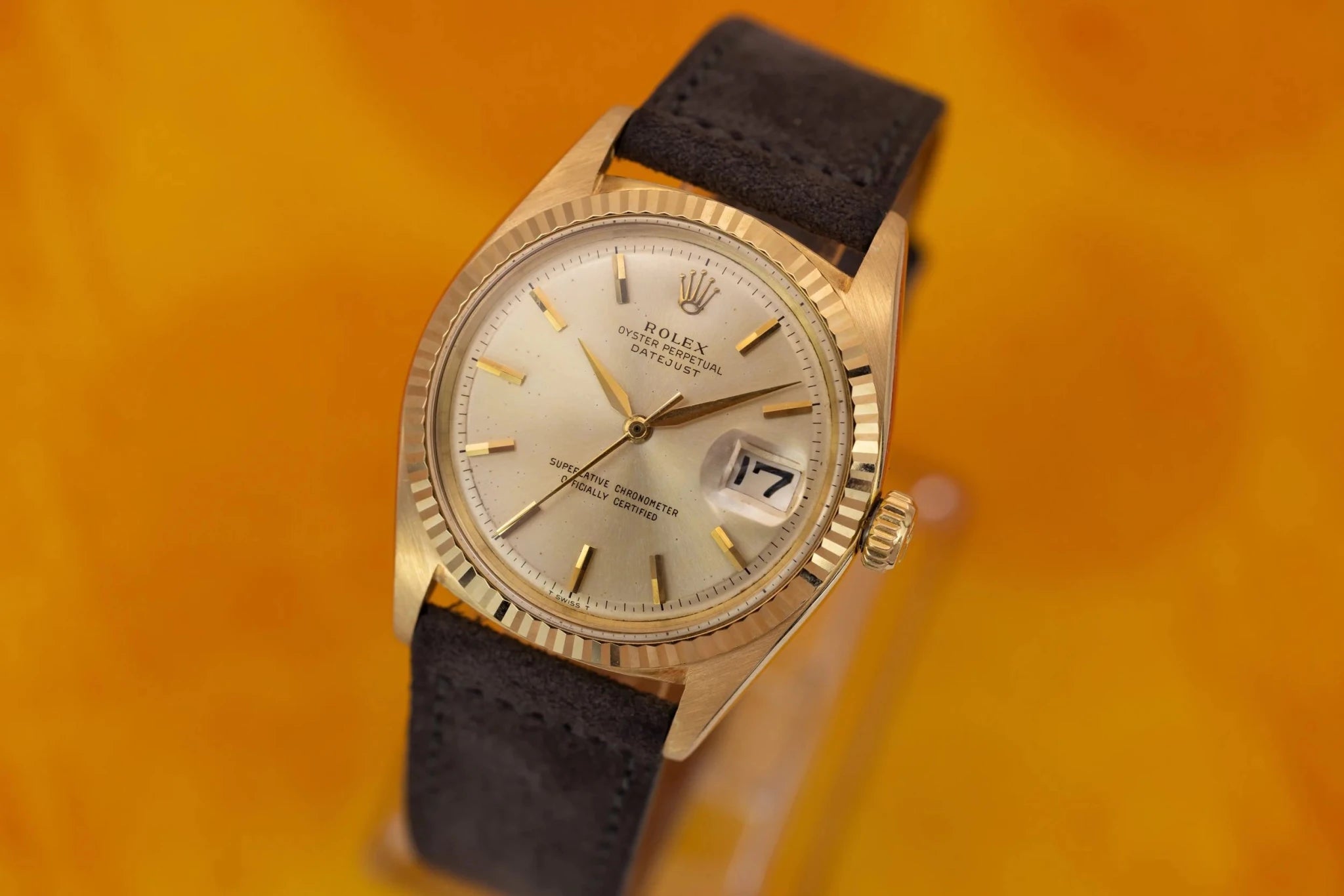 1961 Rolex Datejust Ref. 1601 | 18K YG | Sword Hands - Sierra Time Co