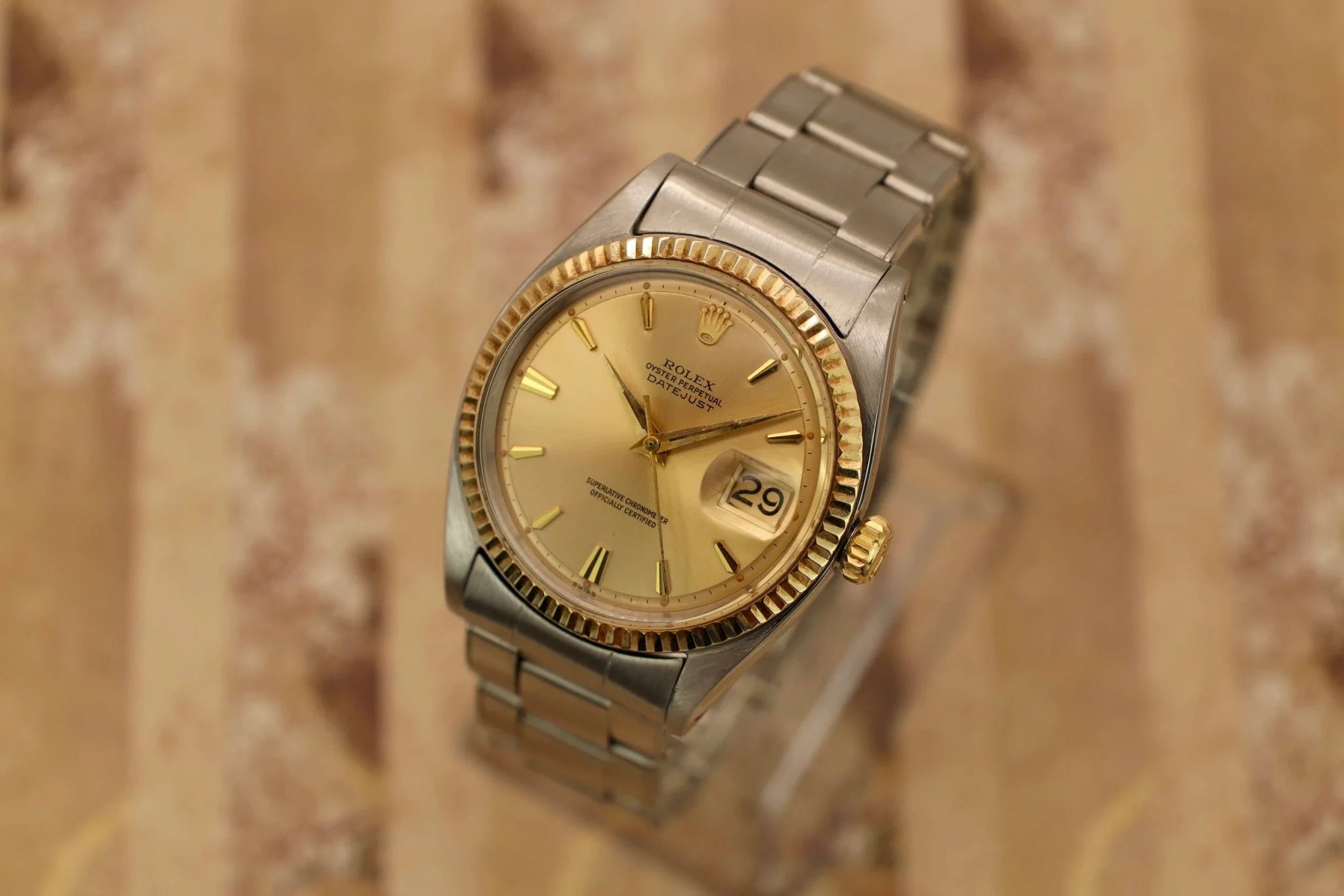 1961 Rolex Datejust Ref. 1601 | Touch of Gold - Sierra Time Co