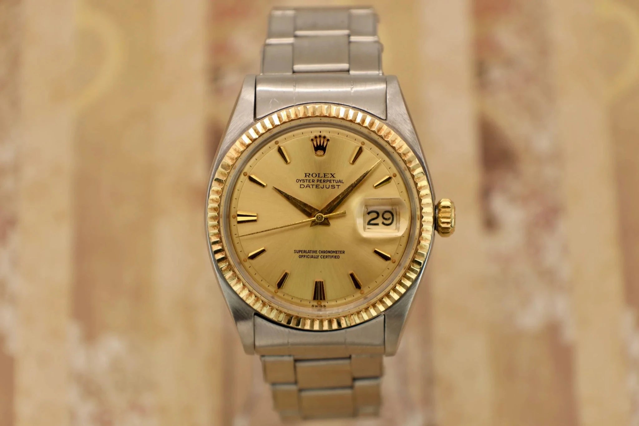 1961 Rolex Datejust Ref. 1601 | Touch of Gold - Sierra Time Co