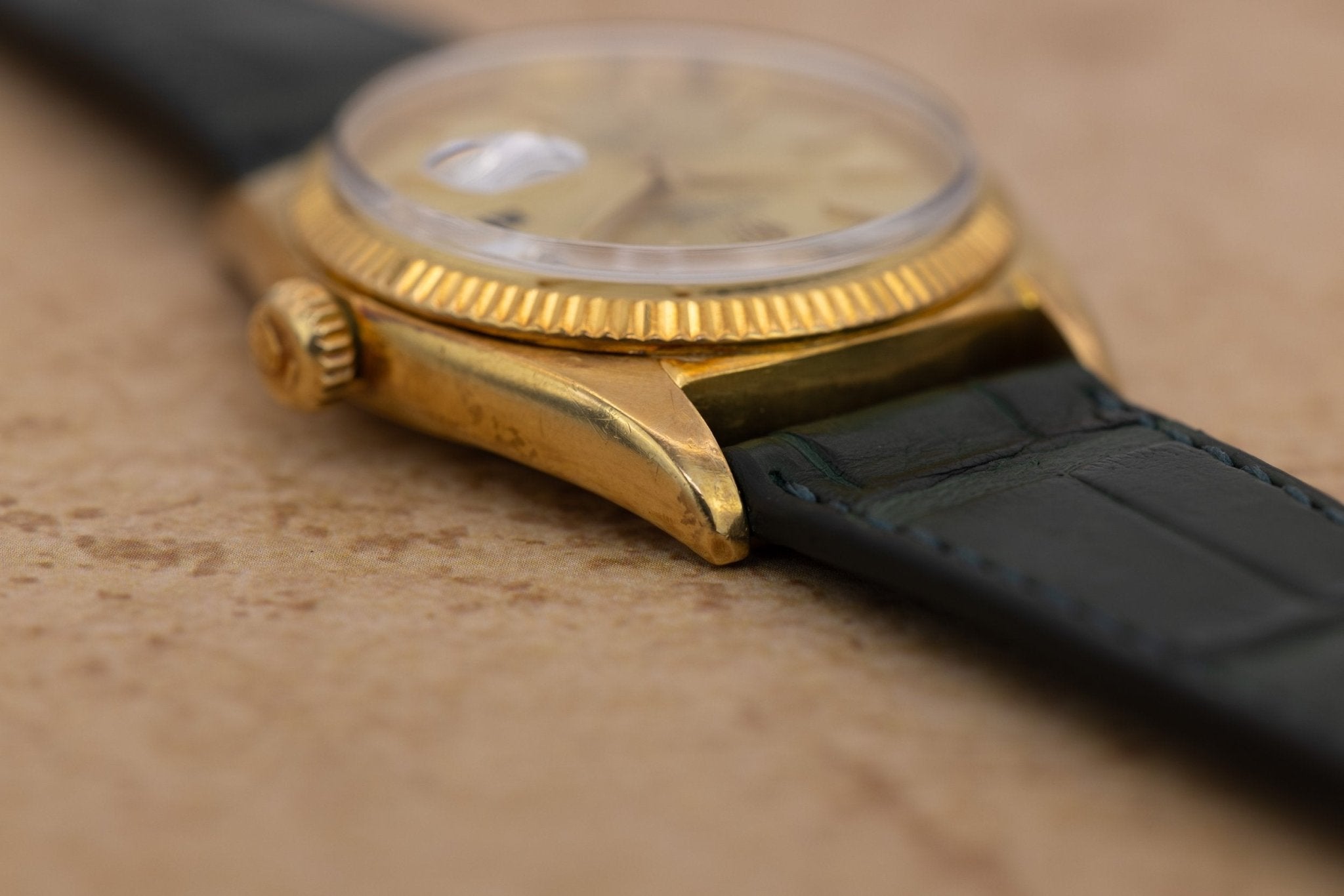 1961 Rolex Day-Date Ref. 1803 | Champagne Non-Lume Dial | Early Fine-Flute Bezel | Alpha Hands - Sierra Time Co