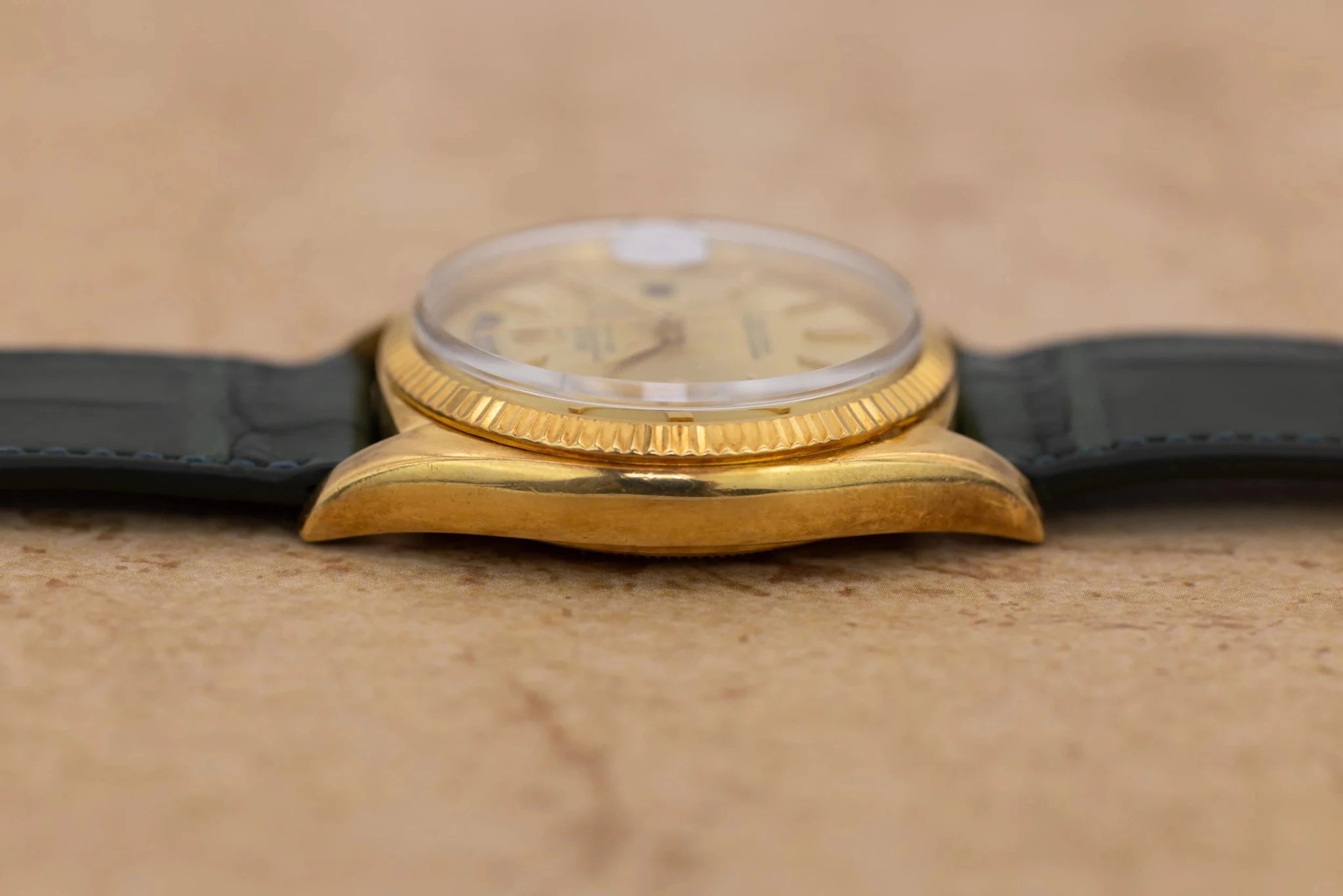 1961 Rolex Day-Date Ref. 1803 | Champagne Non-Lume Dial | Early Fine-Flute Bezel | Alpha Hands - Sierra Time Co