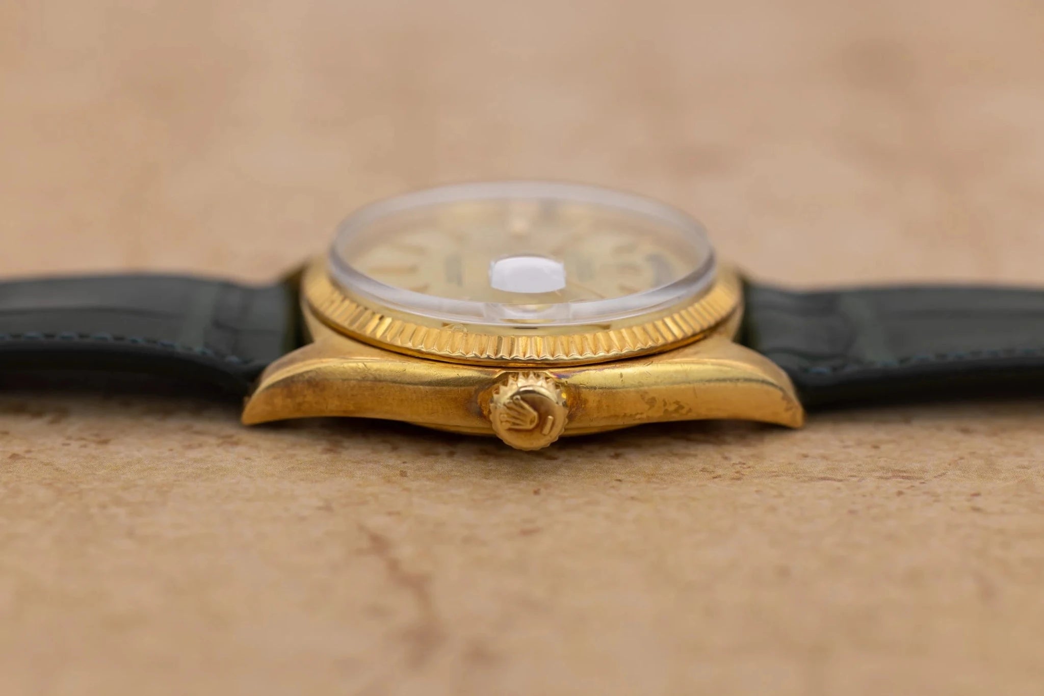1961 Rolex Day-Date Ref. 1803 | Champagne Non-Lume Dial | Early Fine-Flute Bezel | Alpha Hands - Sierra Time Co