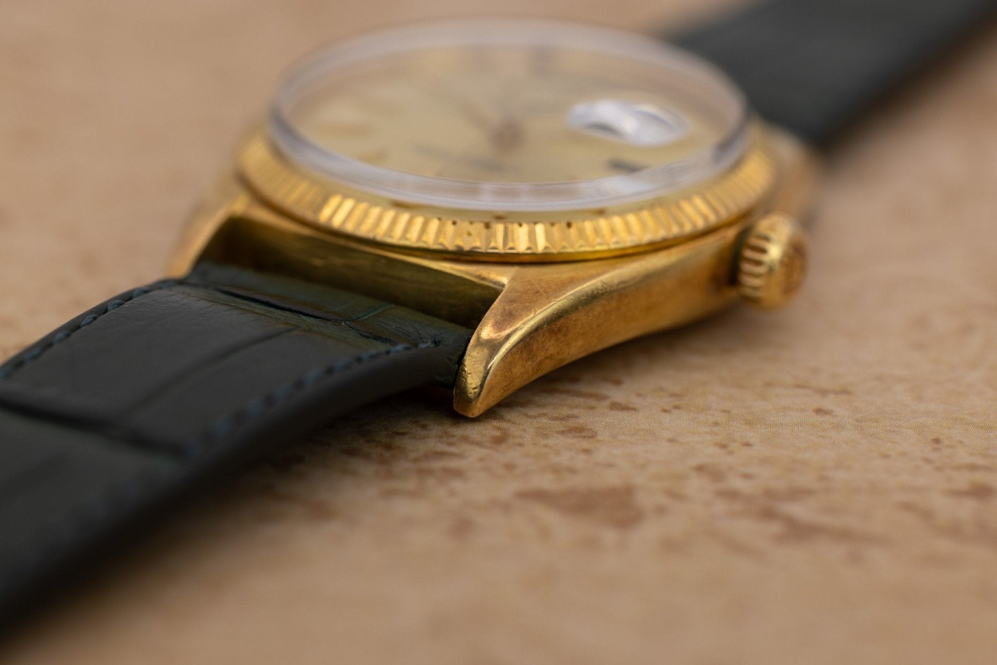 1961 Rolex Day-Date Ref. 1803 | Champagne Non-Lume Dial | Early Fine-Flute Bezel | Alpha Hands - Sierra Time Co
