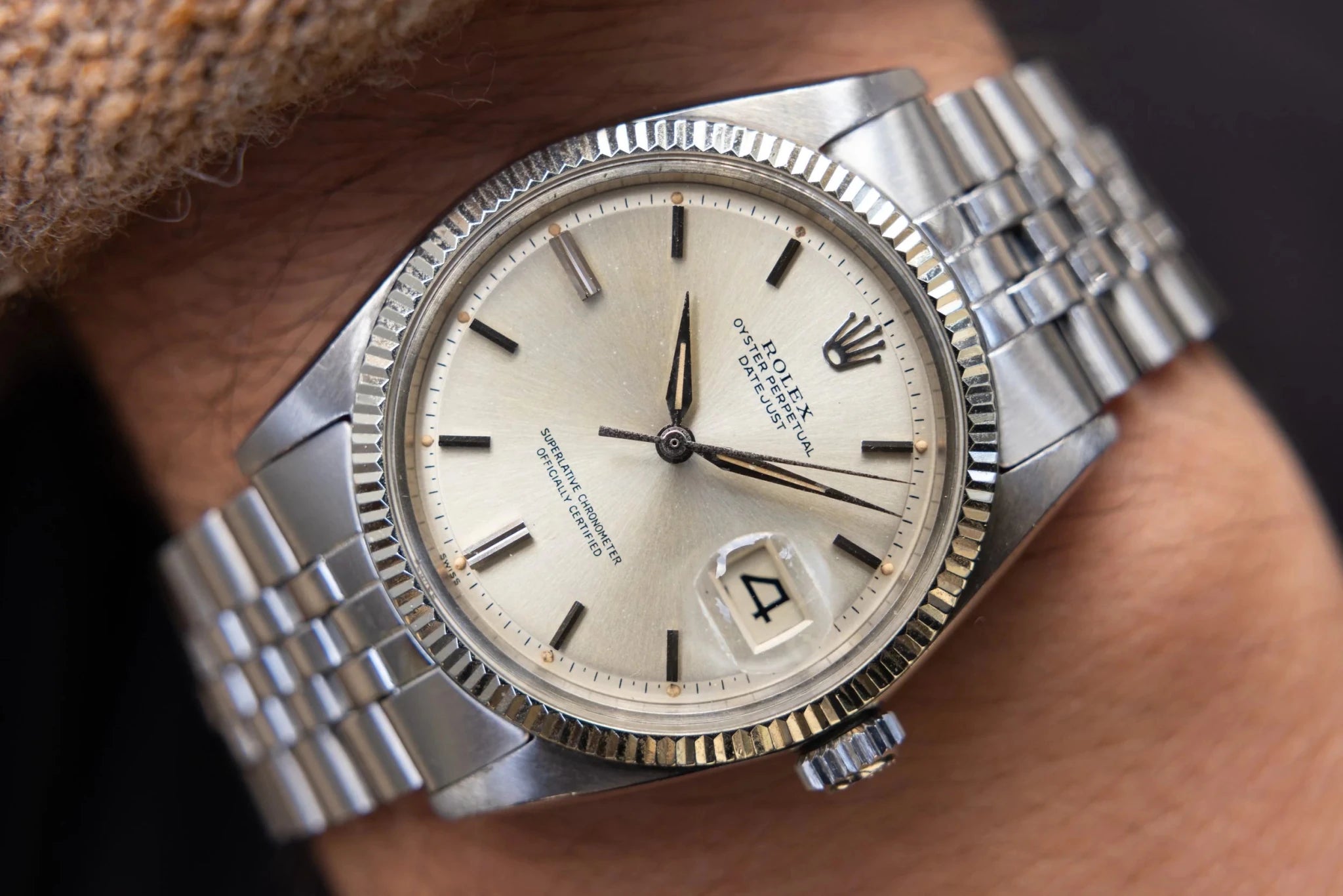 1962 Rolex Datejust Ref. 1600 | Sword Hands - Sierra Time Co