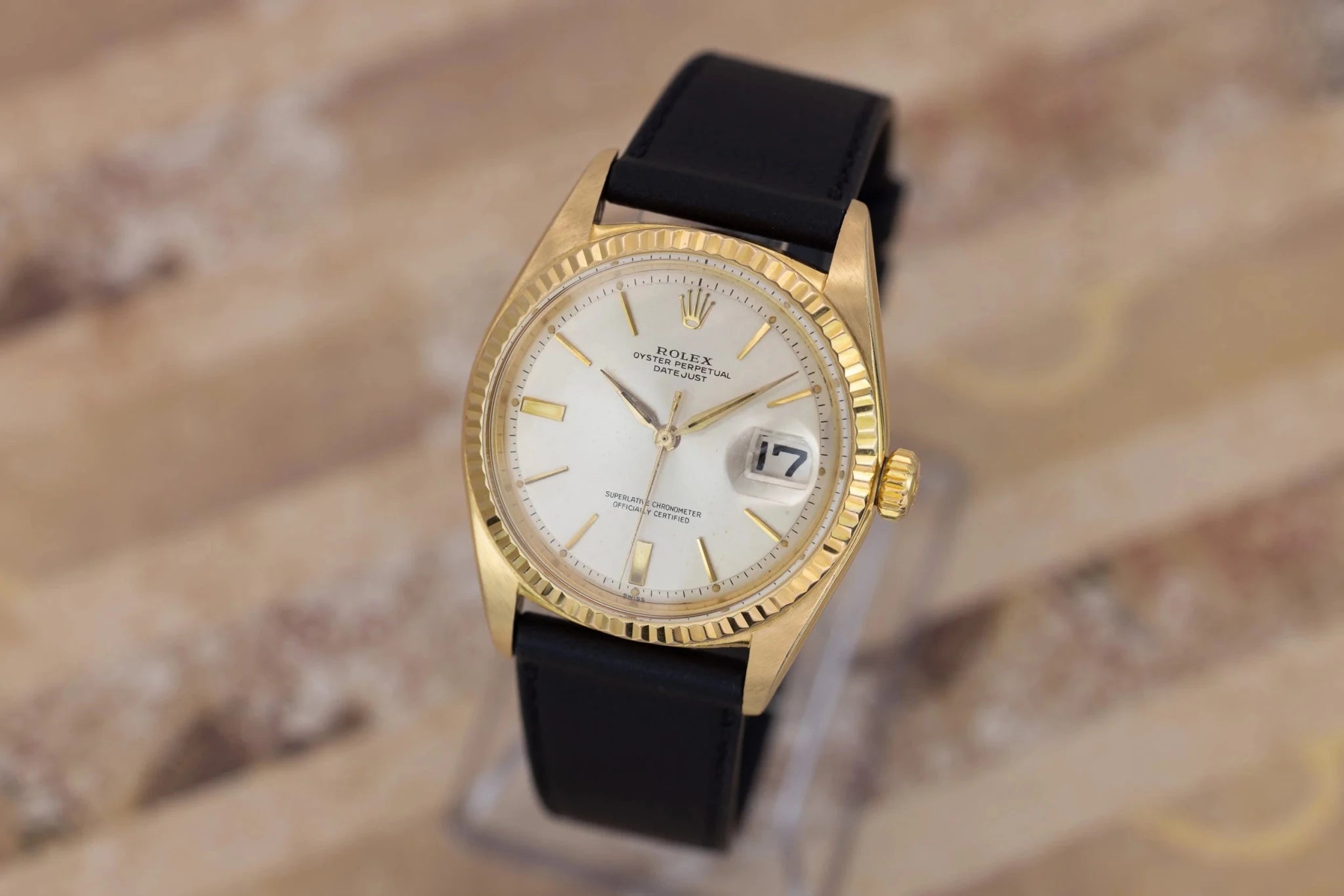 1962 Rolex Datejust Ref. 1601 | 18K YG | Silver Dial | Alpha Hands | Serviced - Sierra Time Co