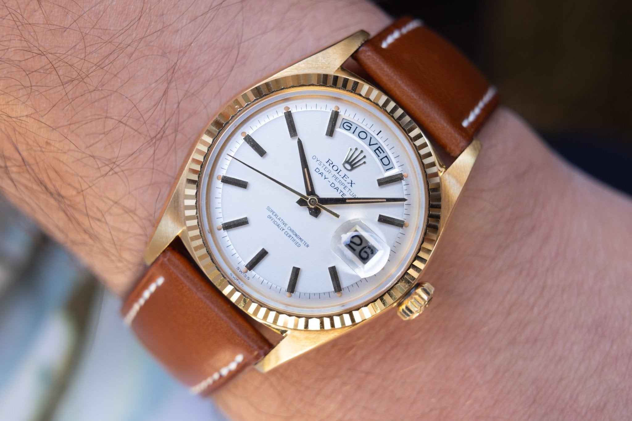 1962 Rolex Day-Date Ref. 1803 | Silver Dial | Like New Condition - Sierra Time Co