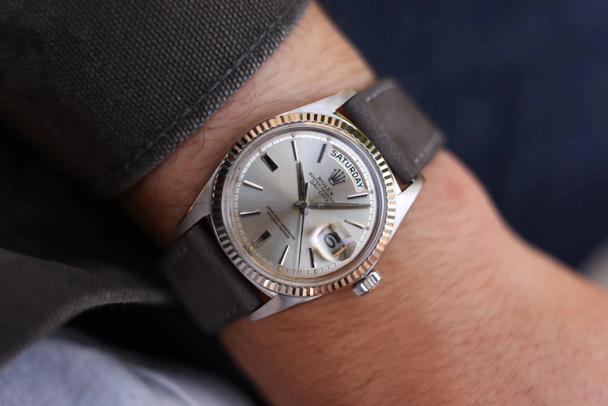 1963 Rolex Day-Date Ref. 1803 | Sword Hands - Sierra Time Co