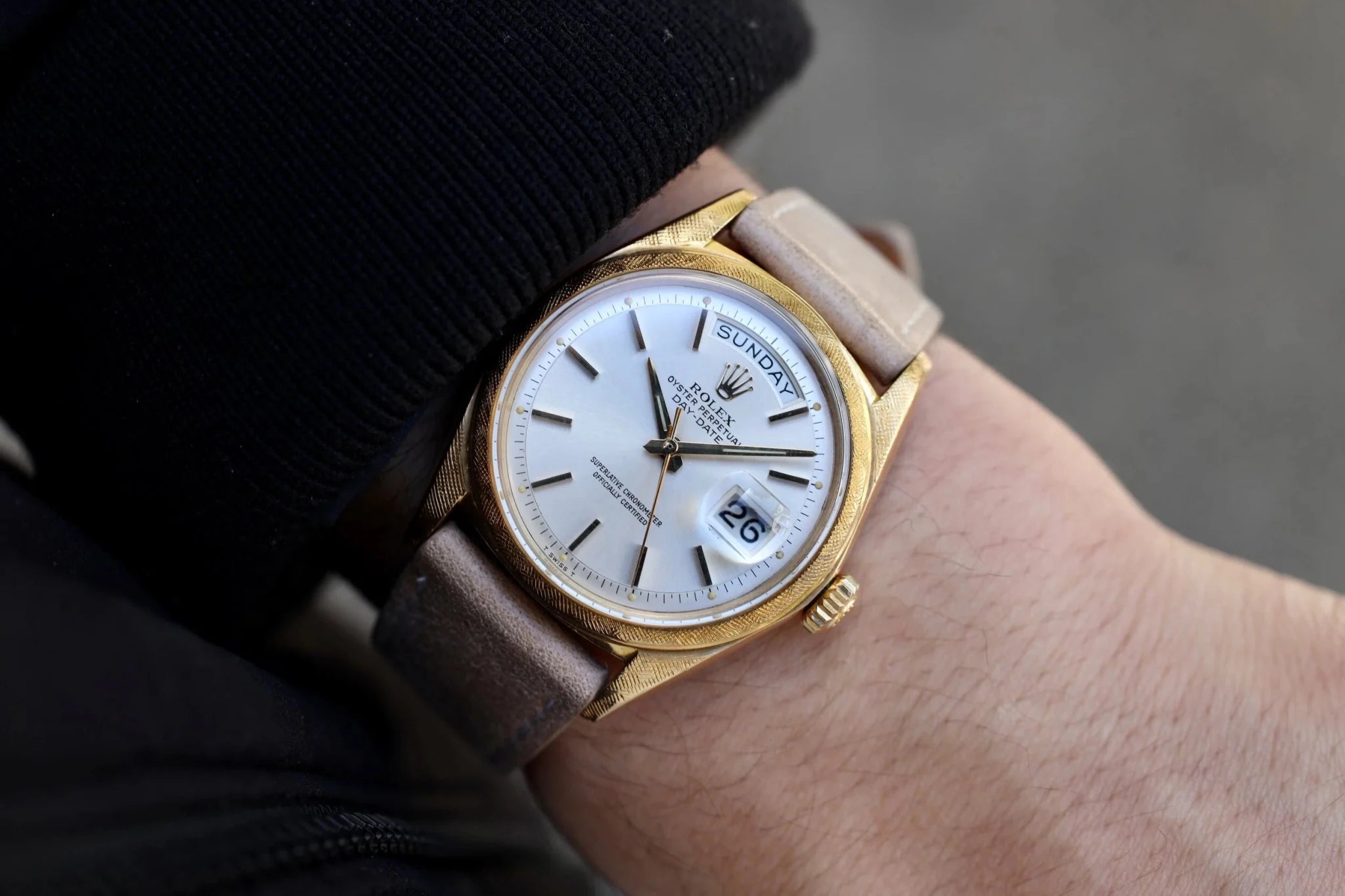 1963 Rolex Day-Date Ref. 1806 | Rare Florentine Finish - Sierra Time Co