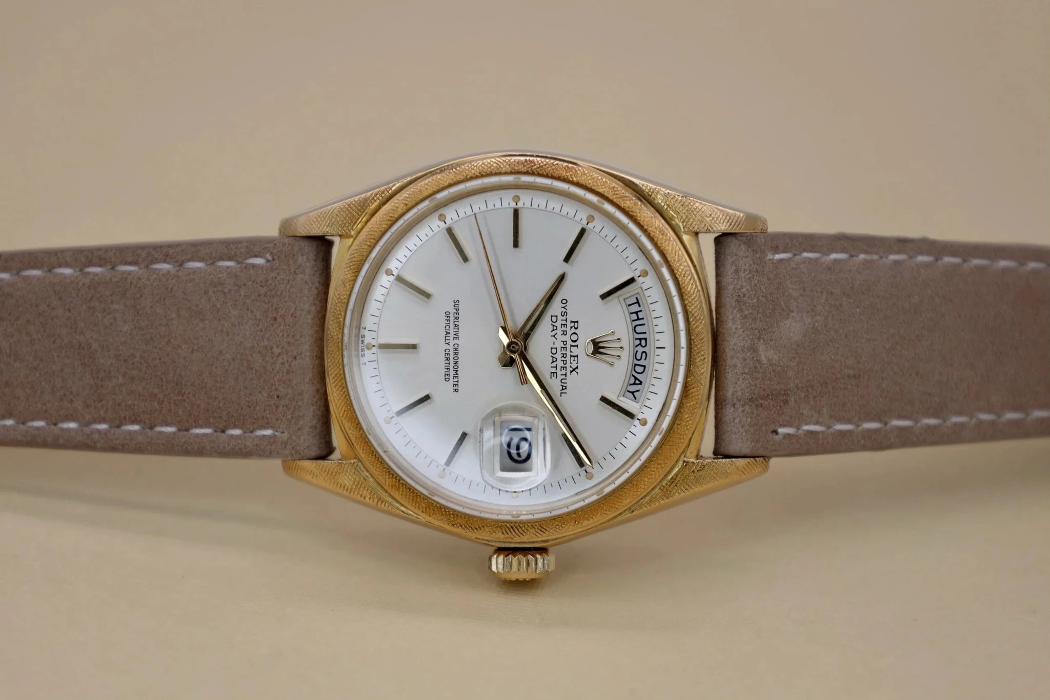 1963 Rolex Day-Date Ref. 1806 | Rare Florentine Finish - Sierra Time Co