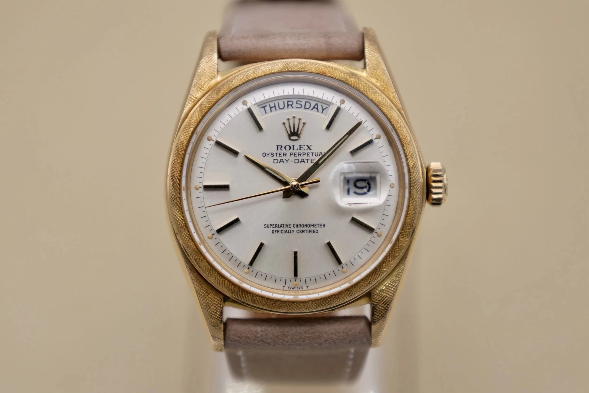 1963 Rolex Day-Date Ref. 1806 | Rare Florentine Finish - Sierra Time Co