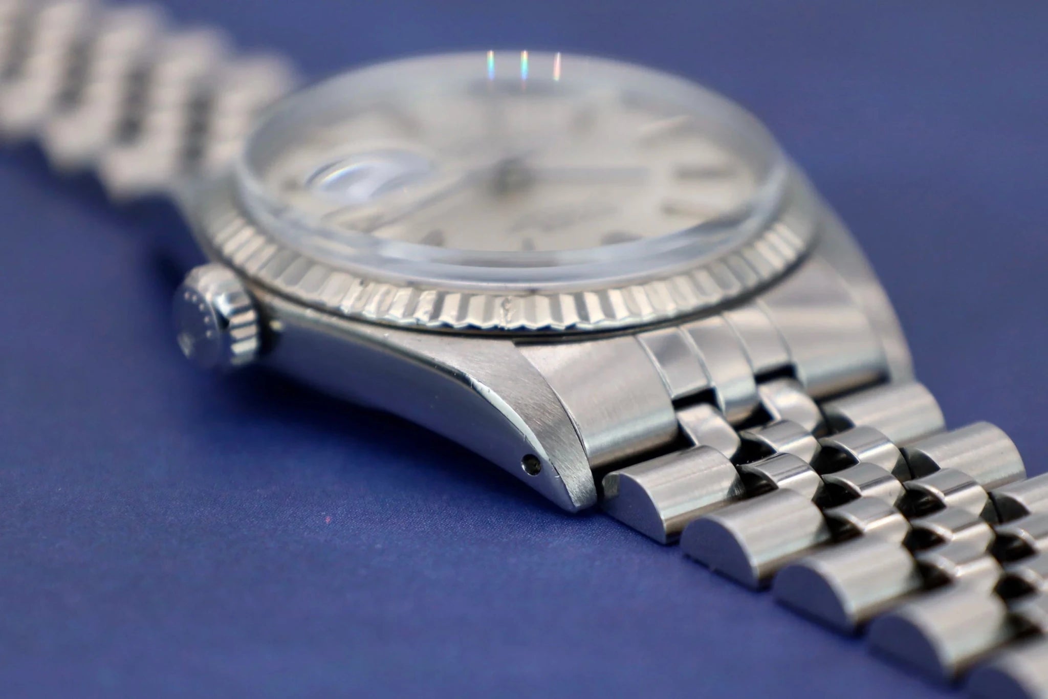 1966 Rolex Datejust Ref. 1601 | Non-Lume Silver Dial - Sierra Time Co