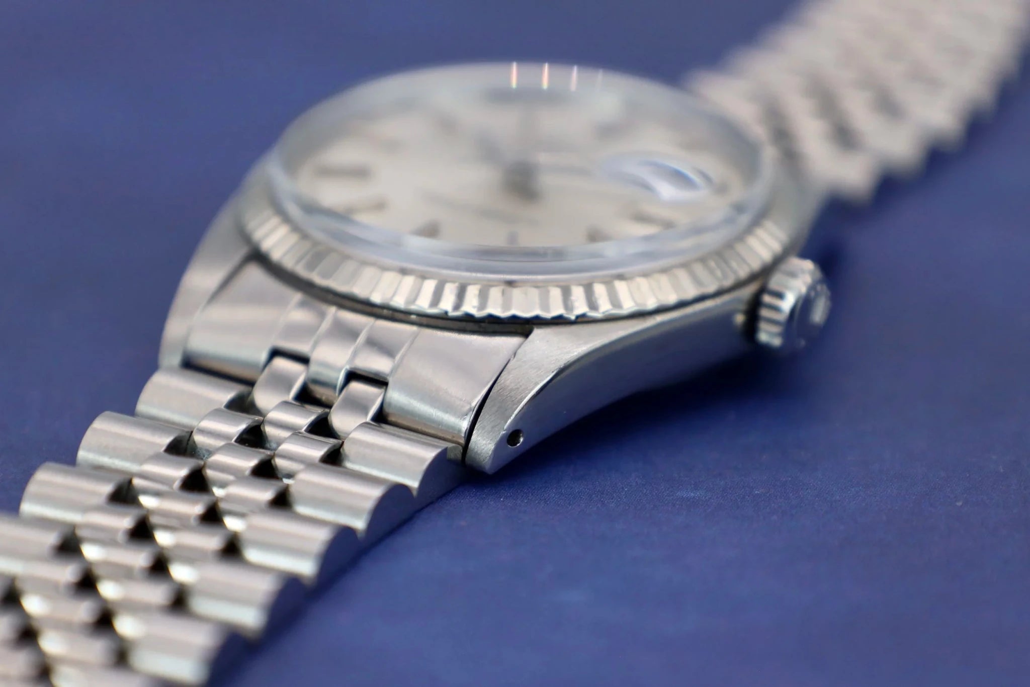 1966 Rolex Datejust Ref. 1601 | Non-Lume Silver Dial - Sierra Time Co