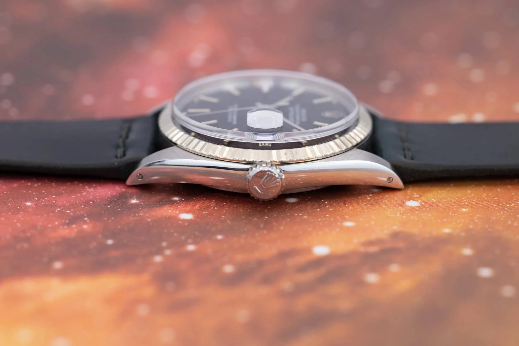 1966 Rolex Datejust Ref. 1601 | Rare Matte Black Dial - Sierra Time Co