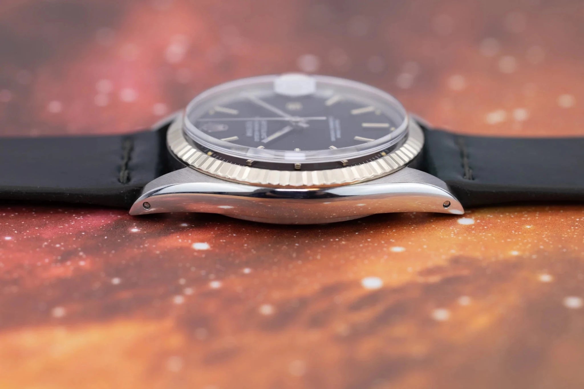 1966 Rolex Datejust Ref. 1601 | Rare Matte Black Dial - Sierra Time Co
