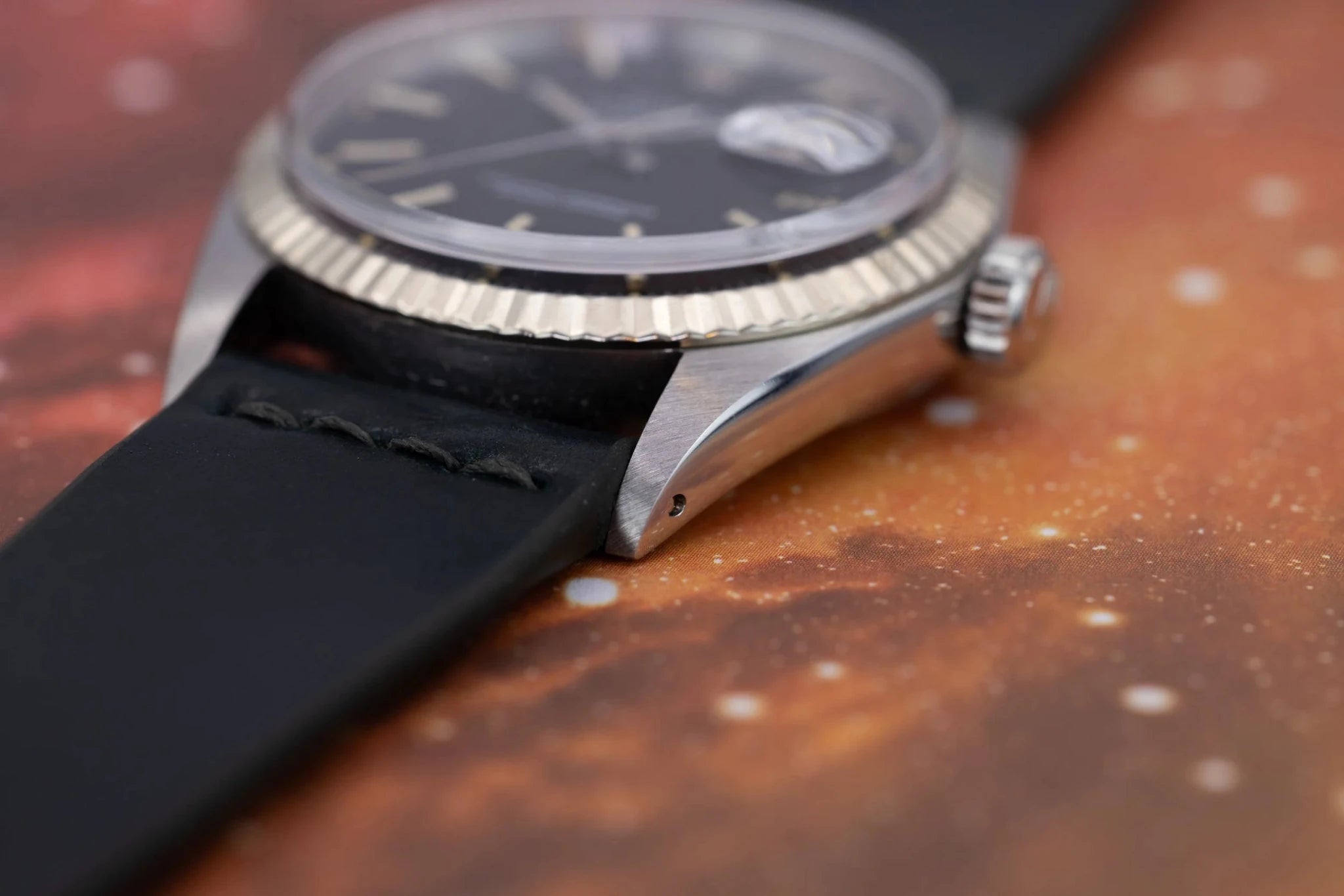 1966 Rolex Datejust Ref. 1601 | Rare Matte Black Dial - Sierra Time Co