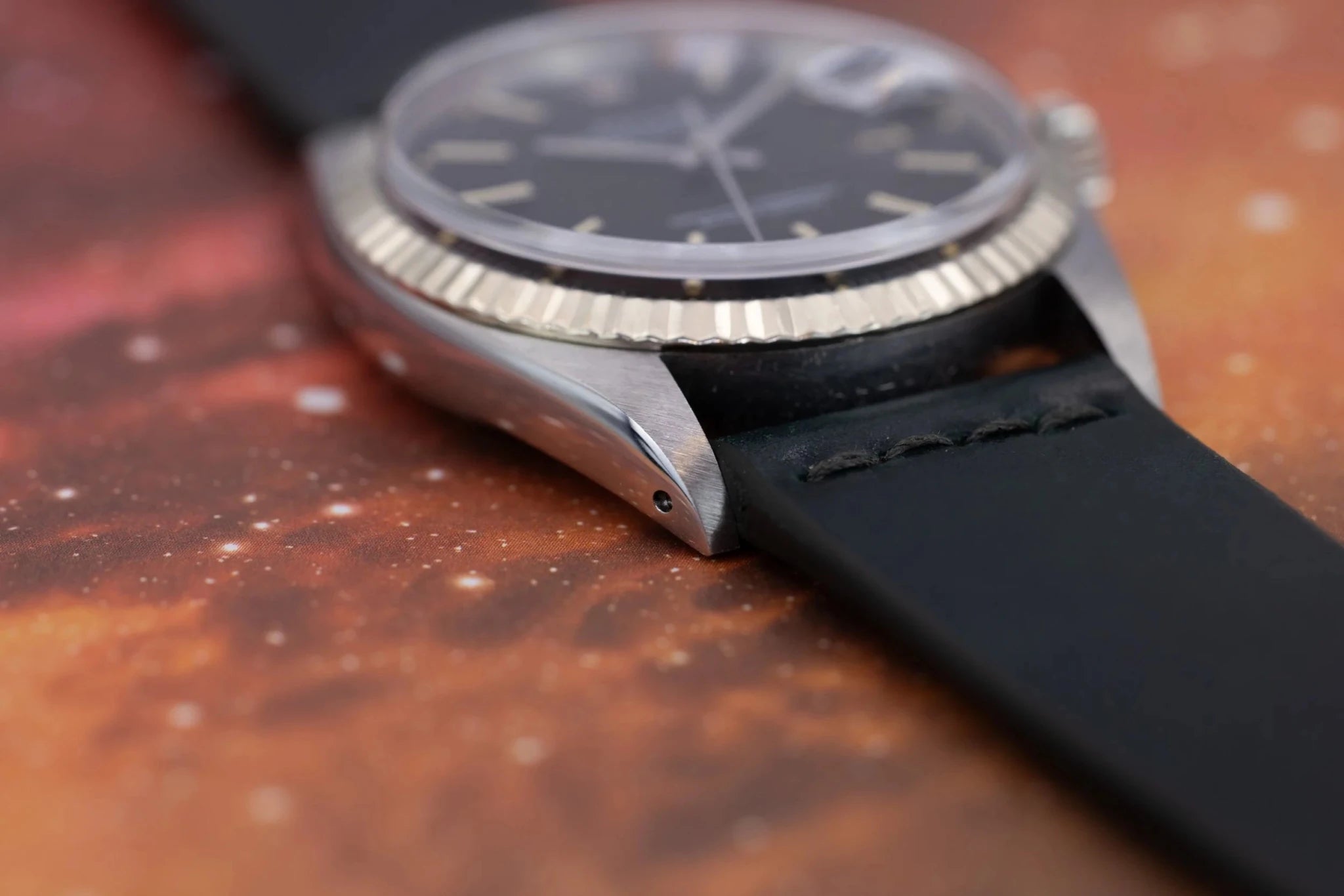 1966 Rolex Datejust Ref. 1601 | Rare Matte Black Dial - Sierra Time Co
