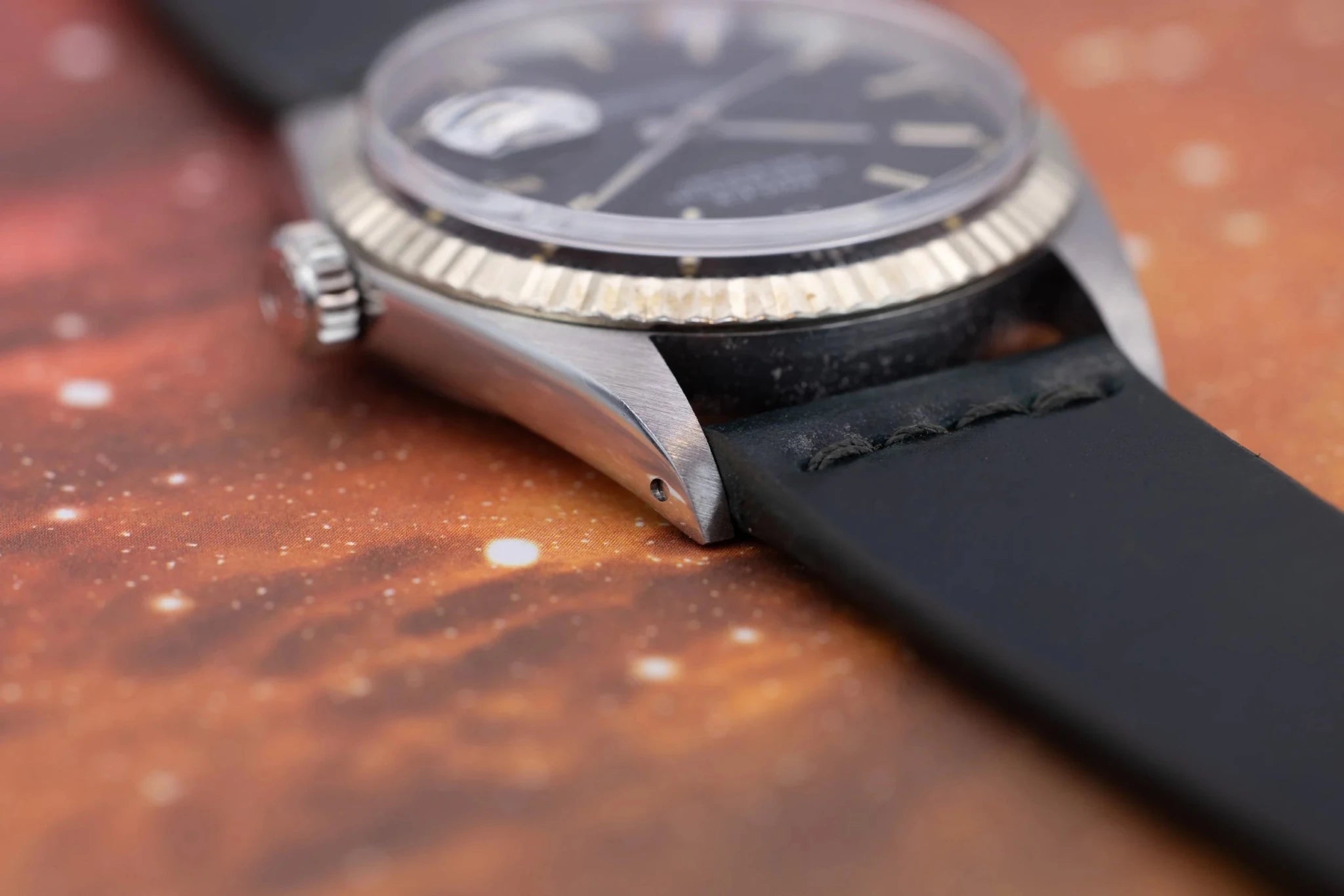 1966 Rolex Datejust Ref. 1601 | Rare Matte Black Dial - Sierra Time Co