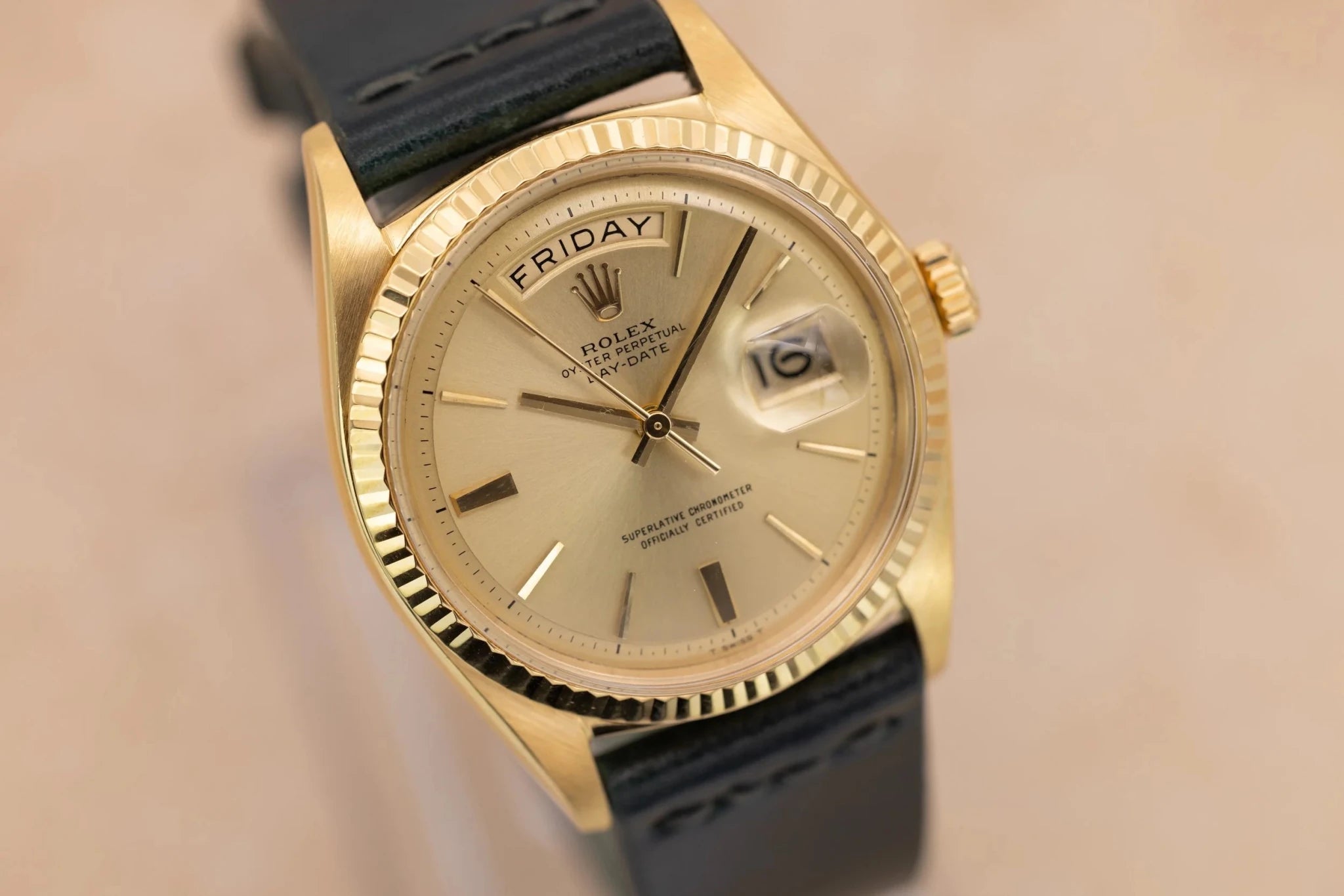 1966 Rolex Day-Date Ref. 1803 | Non-Lume Door Stop Dial - Sierra Time Co