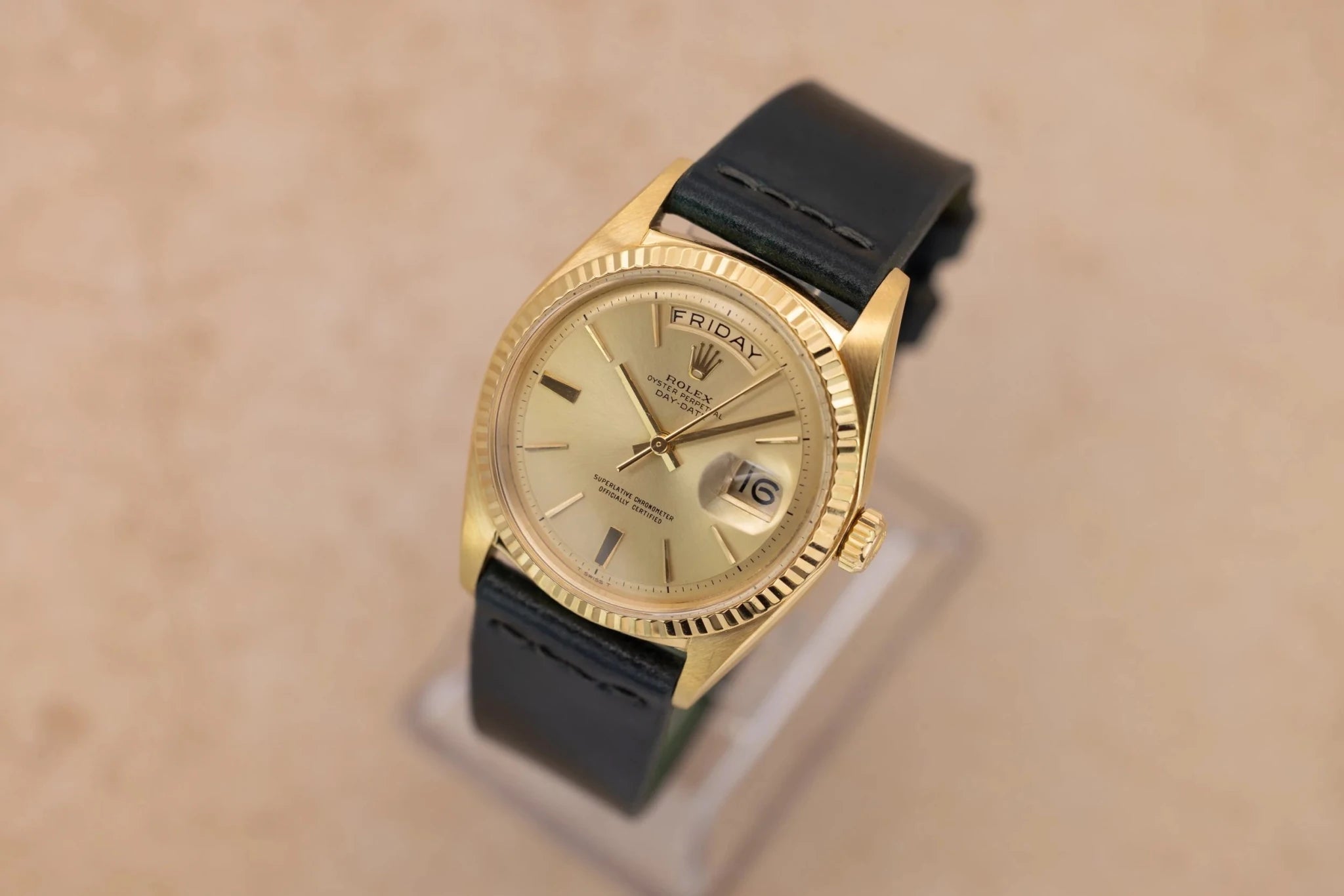 1966 Rolex Day-Date Ref. 1803 | Non-Lume Door Stop Dial - Sierra Time Co