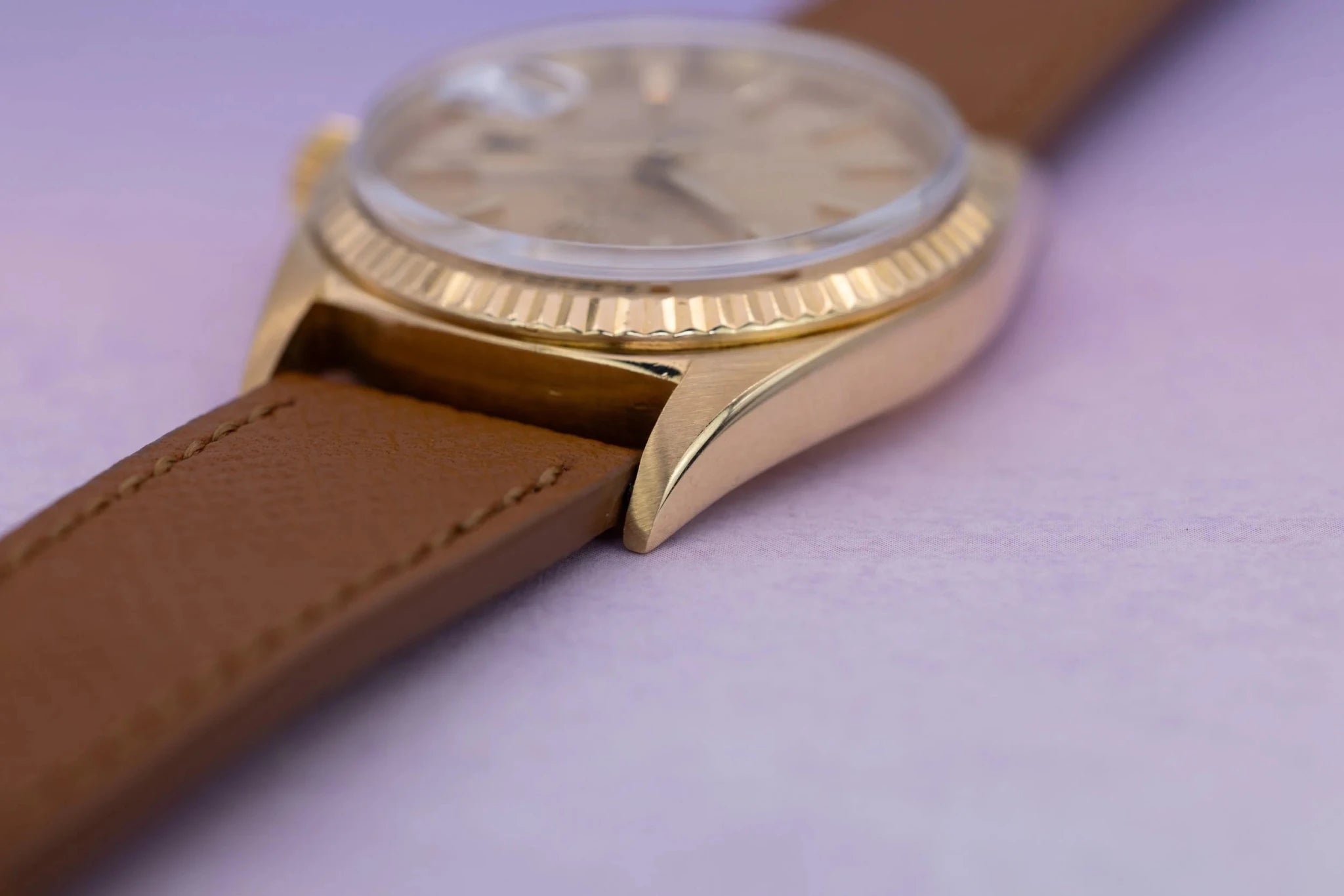 1967 Rolex Day-Date Ref. 1803 | Early Non-Lume Champagne Dial | Sword Hands - Sierra Time Co