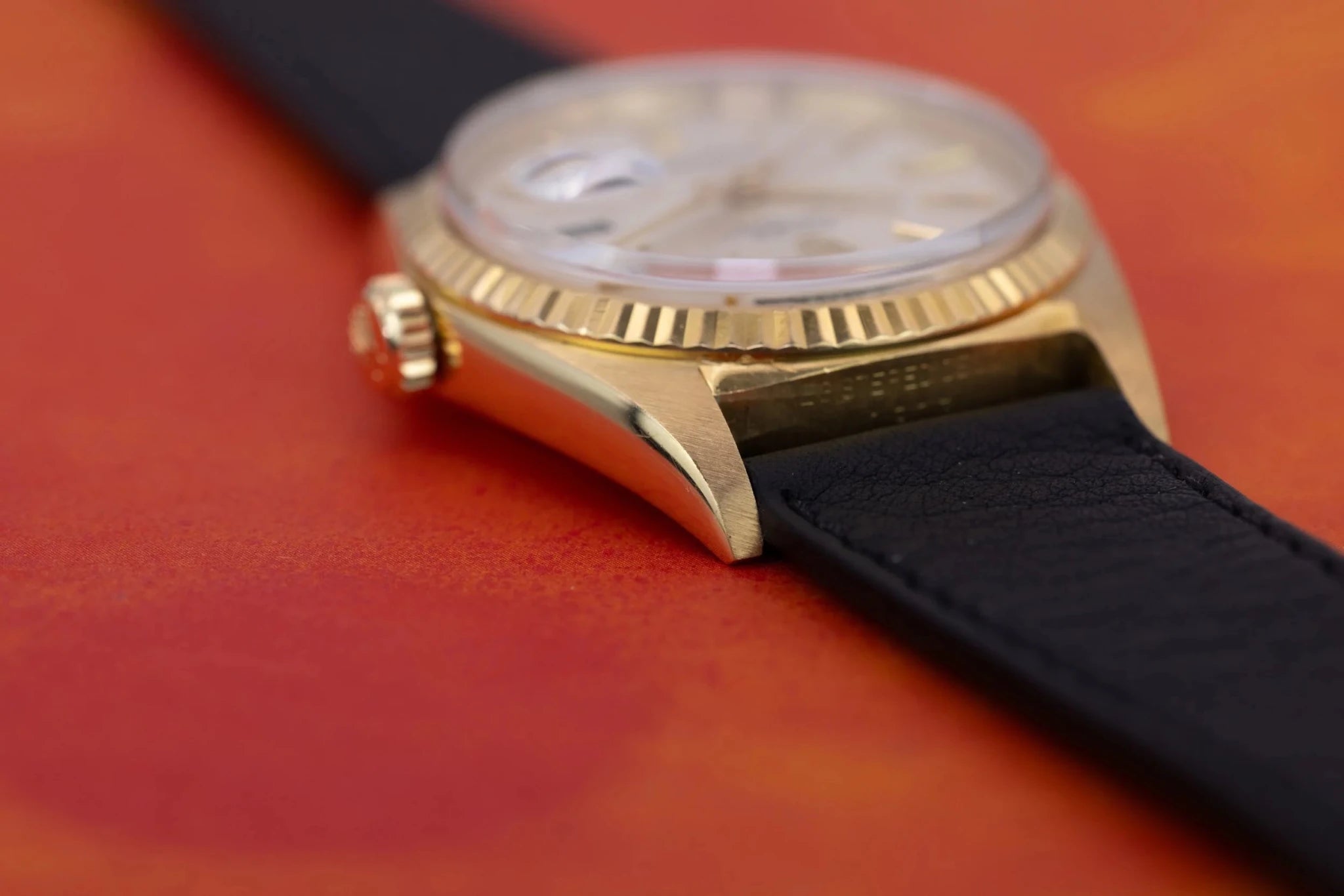 1967 Rolex Day-Date Ref. 1803 | Silver Door Stop Dial | Spanish Day Wheel - Sierra Time Co