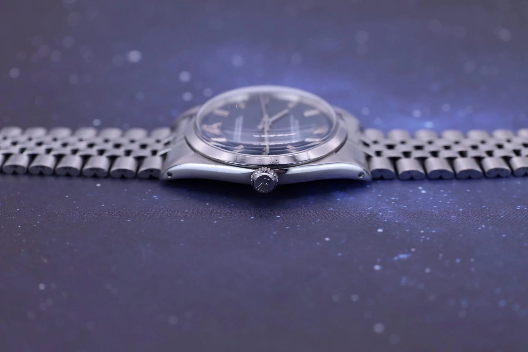 1967 Rolex Oyster Perpetual Ref. 1018 | Indigo Blue Dial - Sierra Time Co