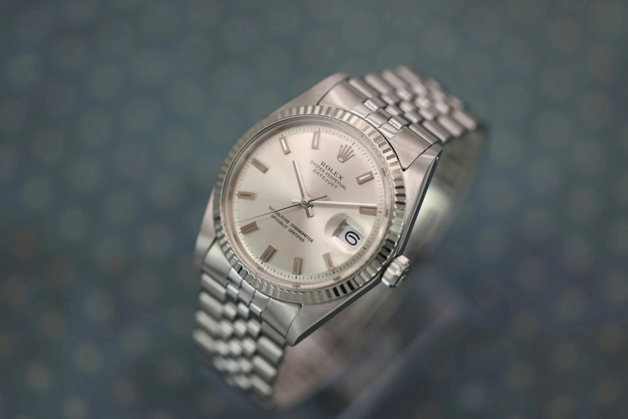 1968 Rolex Datejust Ref. 1601 | Rare Singer Block Markers Dial - Sierra Time Co