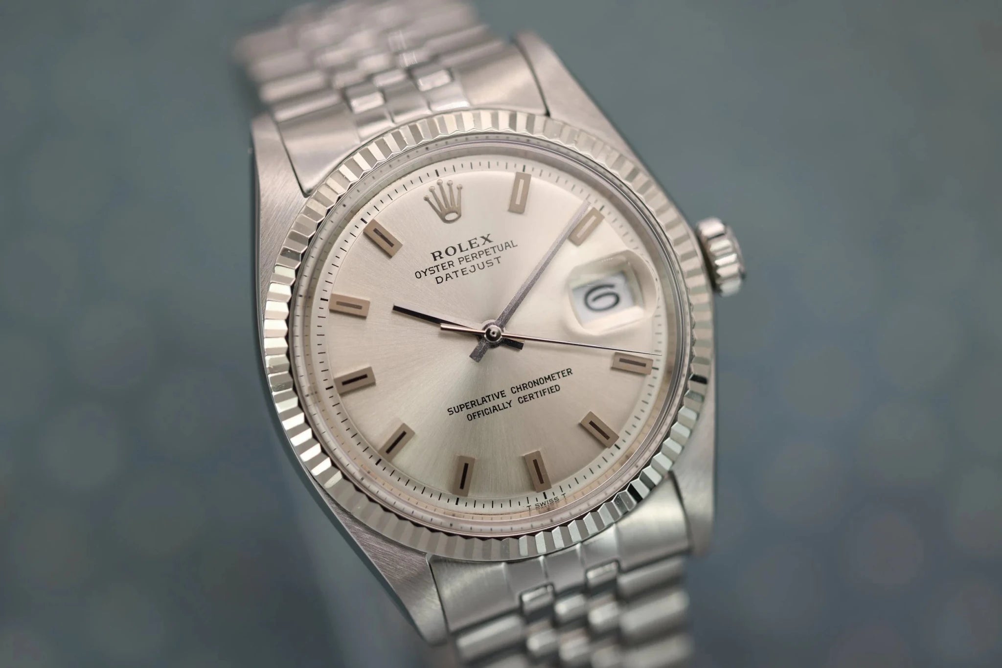 1968 Rolex Datejust Ref. 1601 | Rare Singer Block Markers Dial - Sierra Time Co