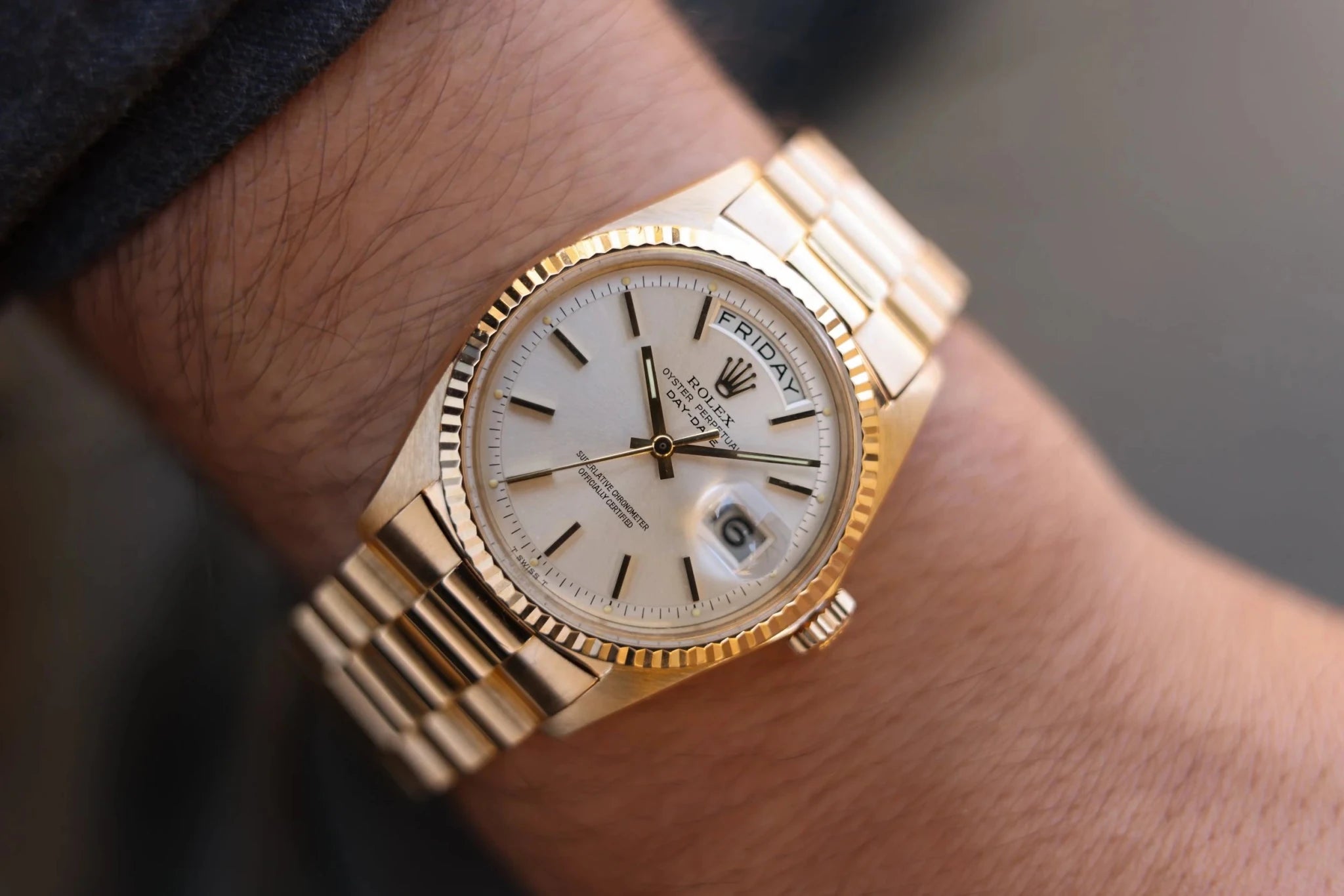 1968 Rolex Day-Date Ref. 1803 | Silver Dial - Sierra Time Co