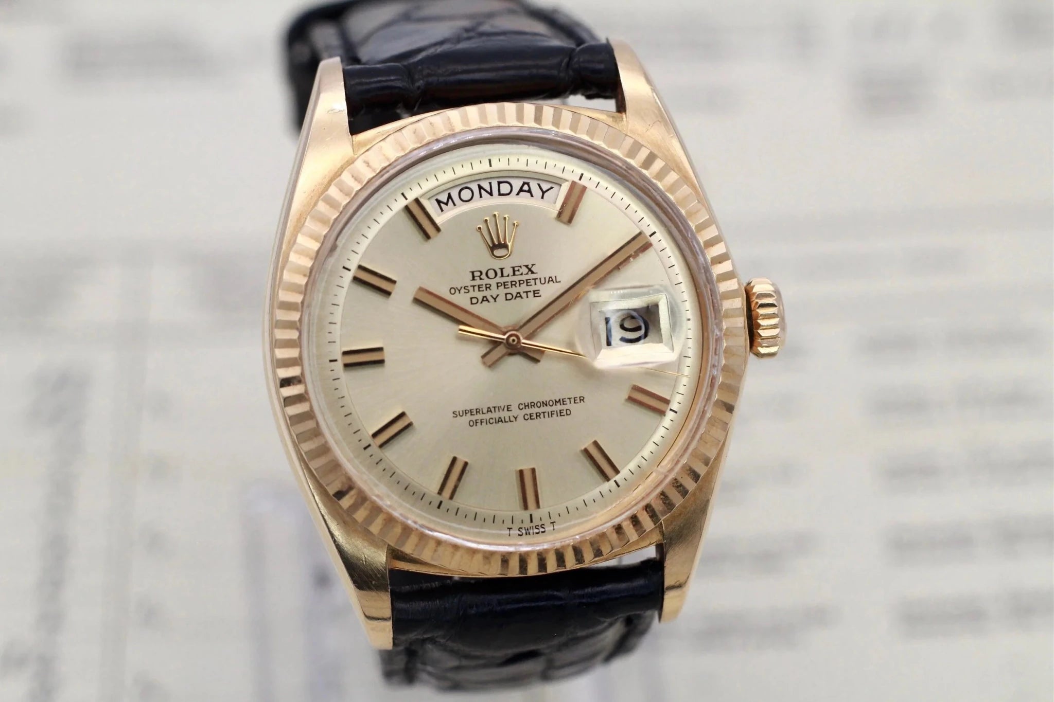 1968 Rolex Day-Date Ref. 1803 Wide Boy | Papers - Sierra Time Co