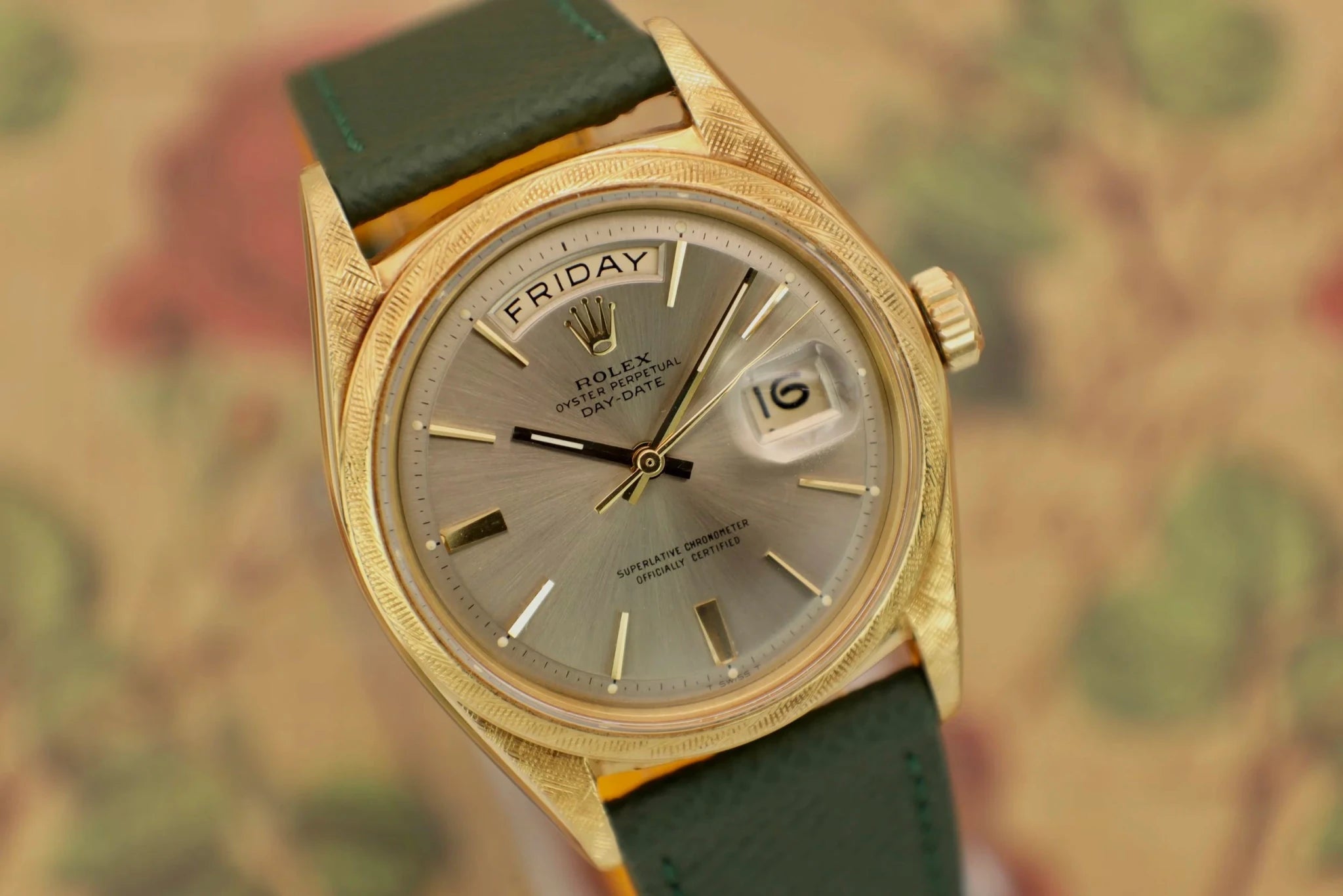 1968 Rolex Day-Date Ref. 1806 | Florentine Finish | Grey Dial - Sierra Time Co