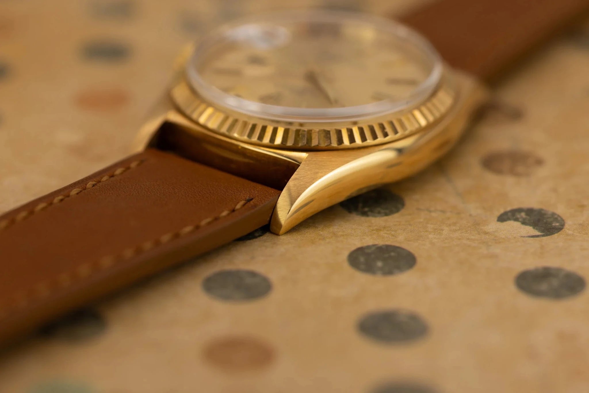 1969 Rolex Day-Date Ref. 1803 | Champagne Door Stop Dial - Sierra Time Co