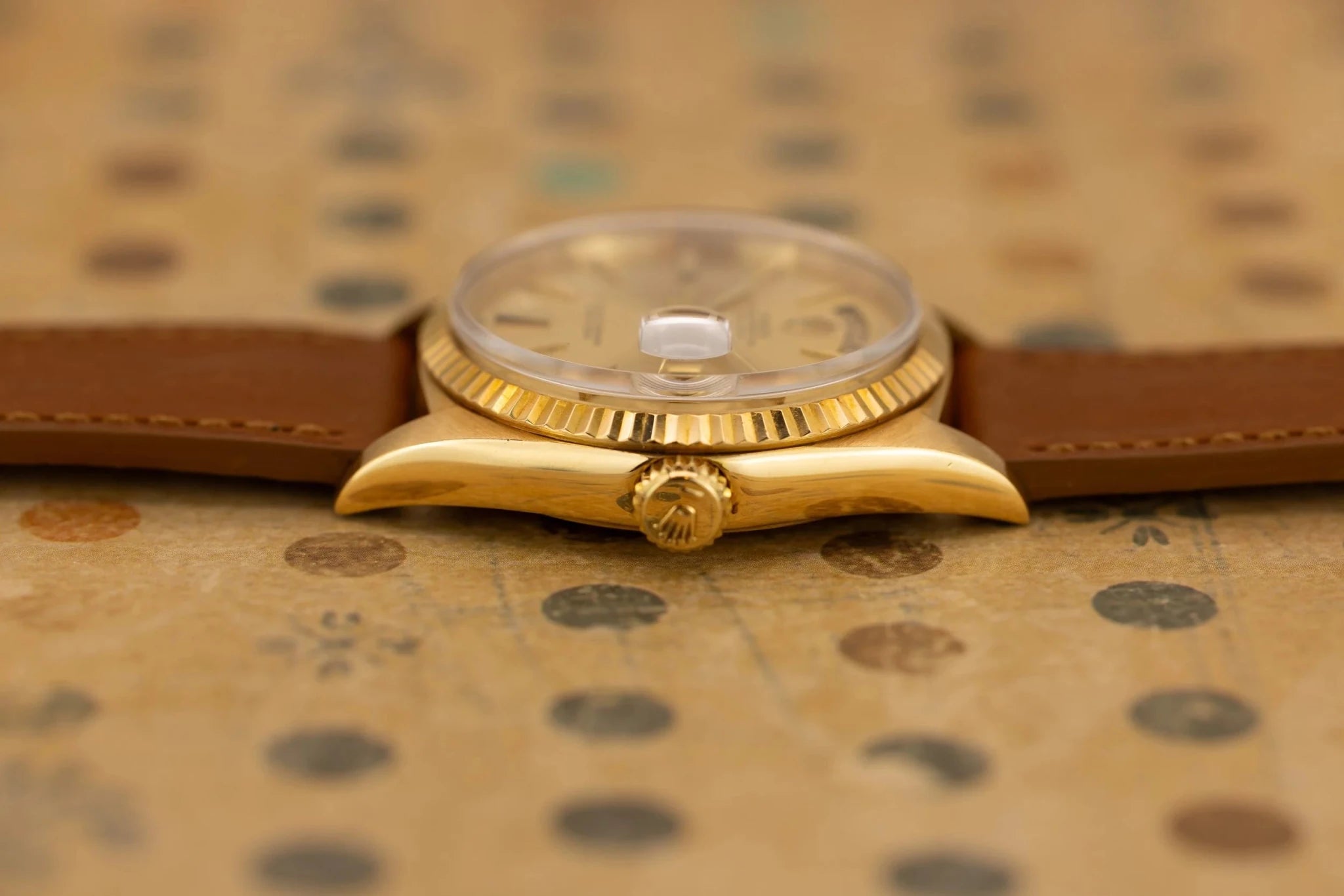 1969 Rolex Day-Date Ref. 1803 | Champagne Door Stop Dial - Sierra Time Co