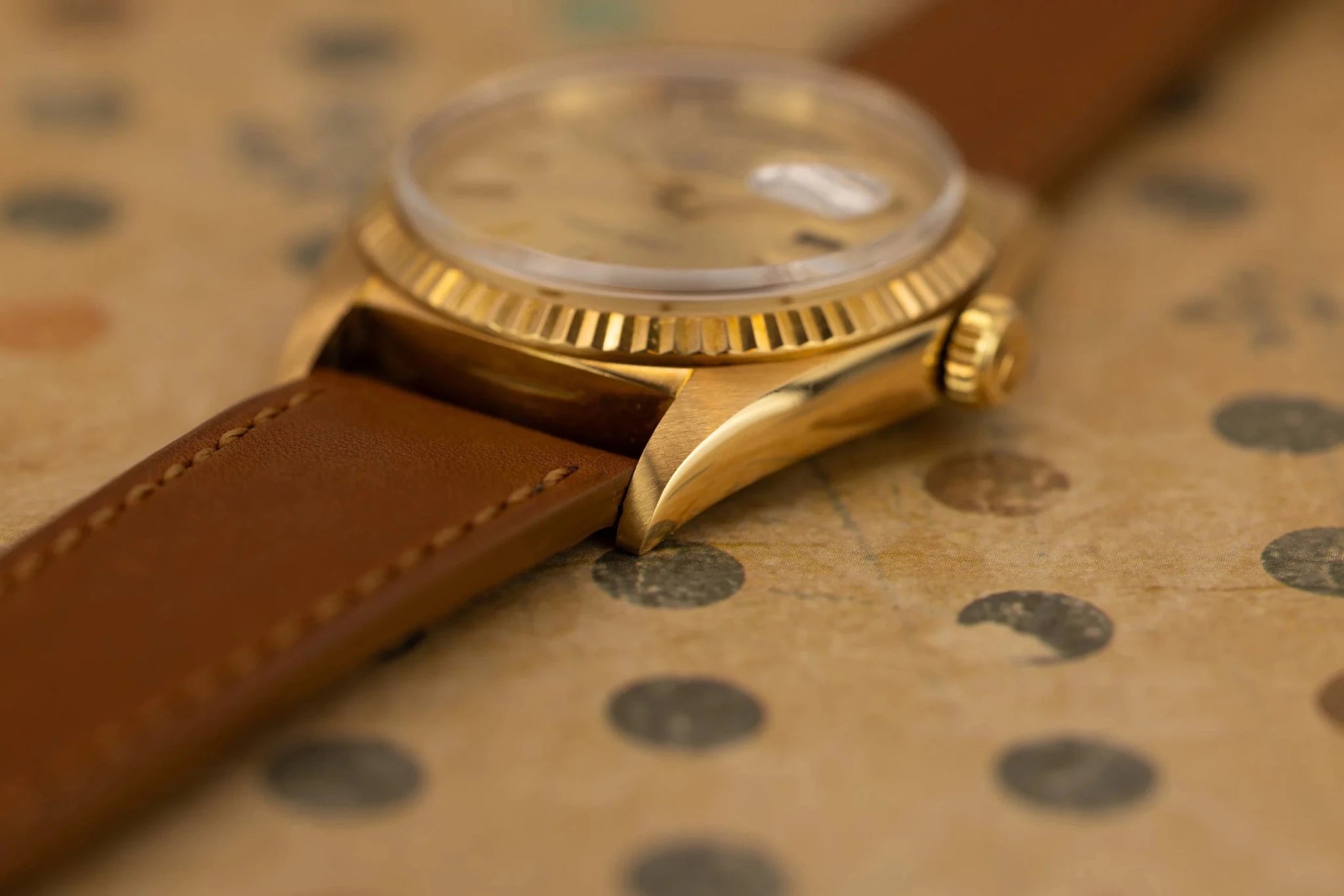 1969 Rolex Day-Date Ref. 1803 | Champagne Door Stop Dial - Sierra Time Co