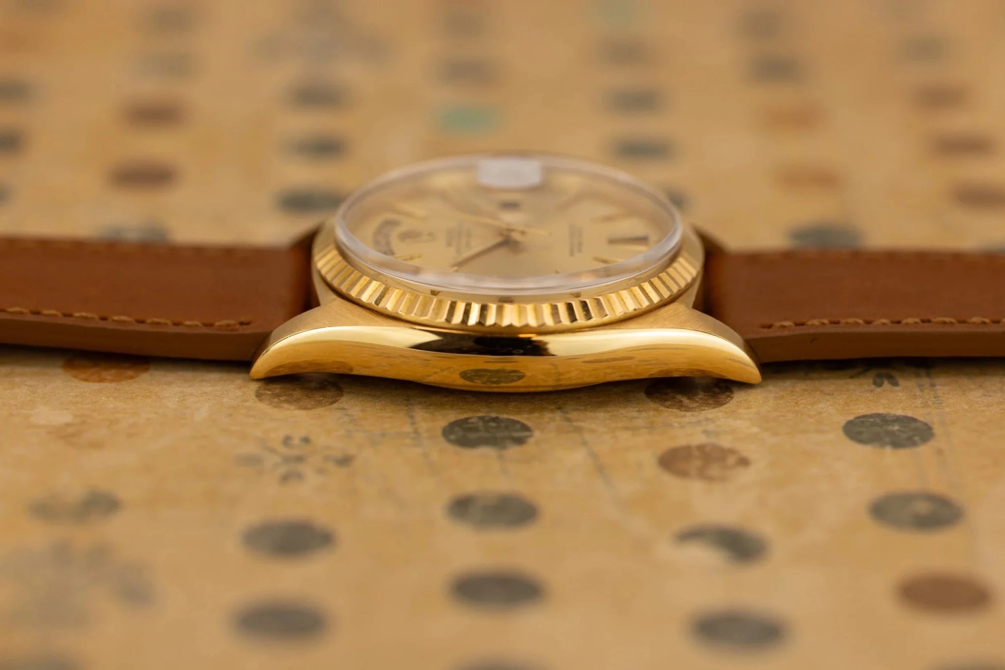 1969 Rolex Day-Date Ref. 1803 | Champagne Door Stop Dial - Sierra Time Co