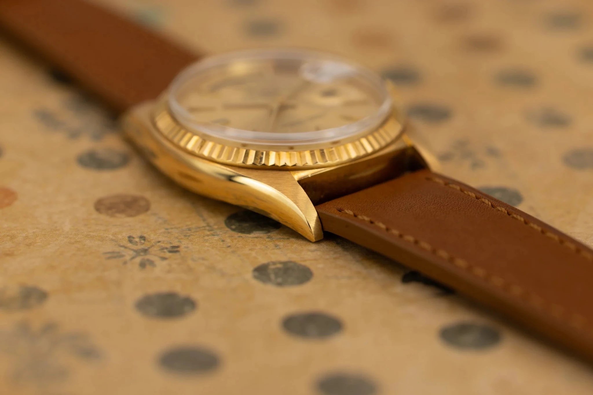 1969 Rolex Day-Date Ref. 1803 | Champagne Door Stop Dial - Sierra Time Co