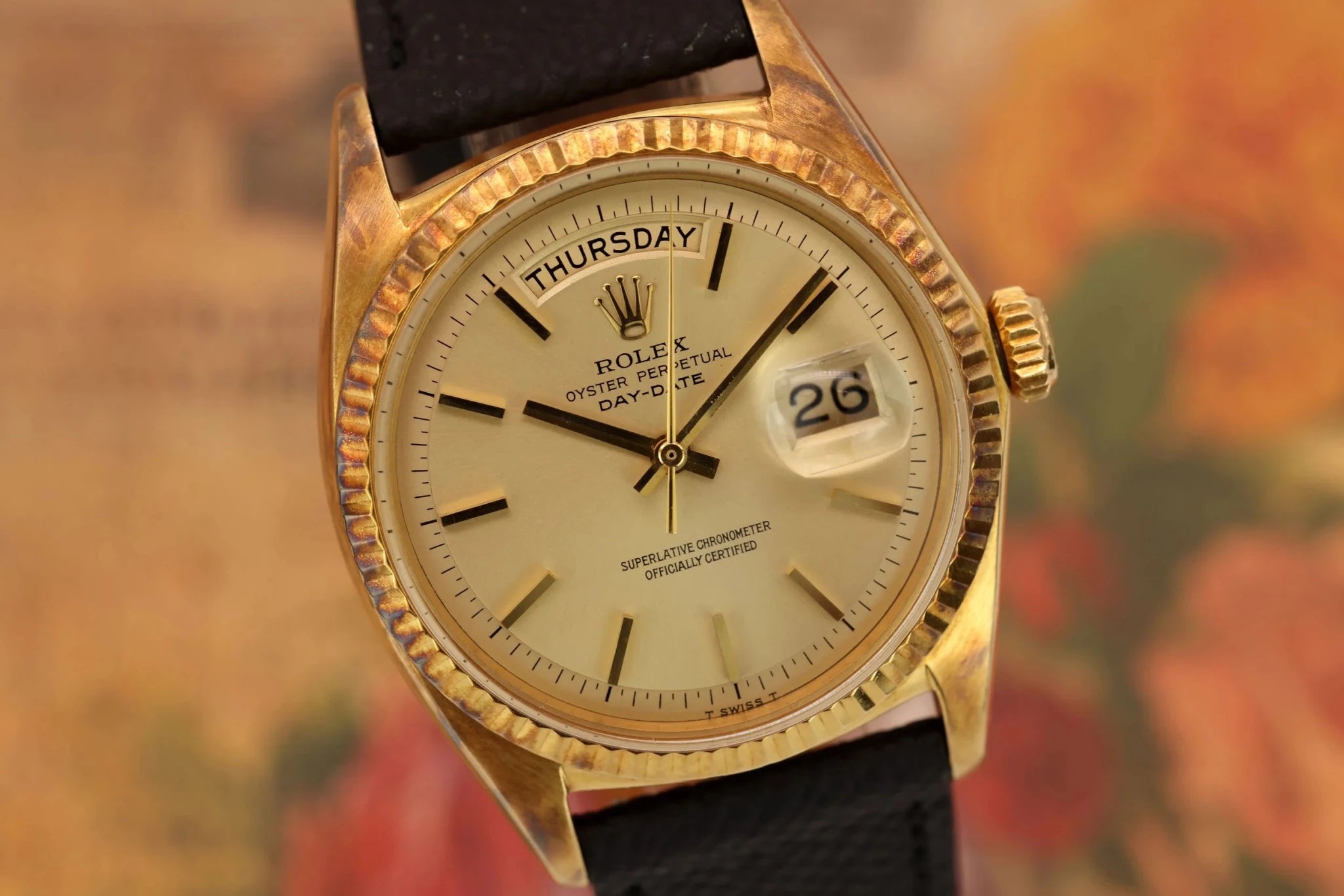 1969 Rolex Day-Date Ref. 1803 | Non-Lume Champagne Dial - Sierra Time Co