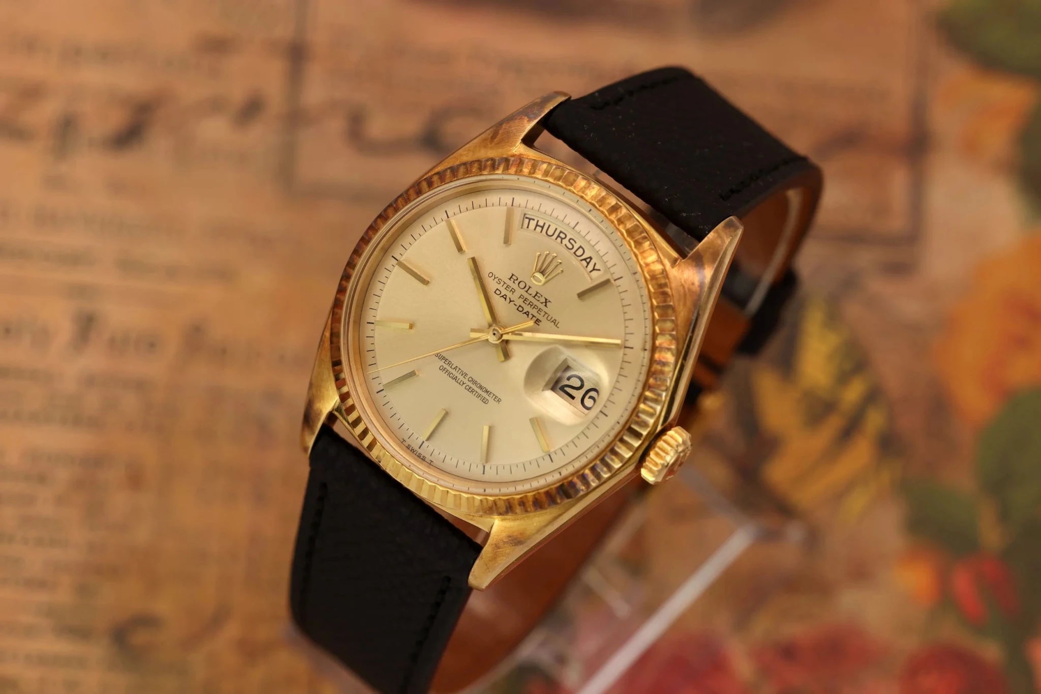 1969 Rolex Day-Date Ref. 1803 | Non-Lume Champagne Dial - Sierra Time Co