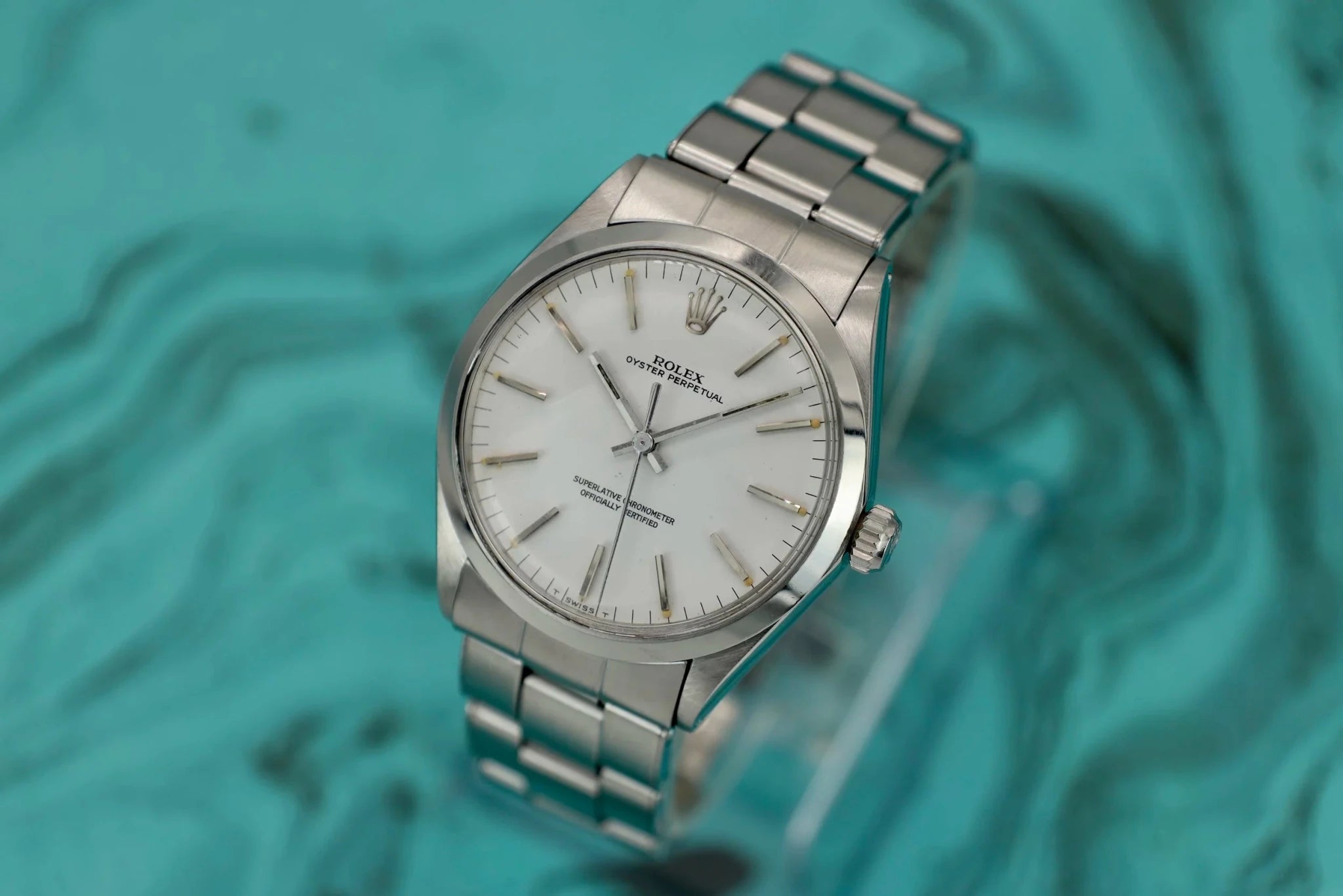 1969 Rolex Oyster Perpetual Ref. 1002 | White Dial - Sierra Time Co