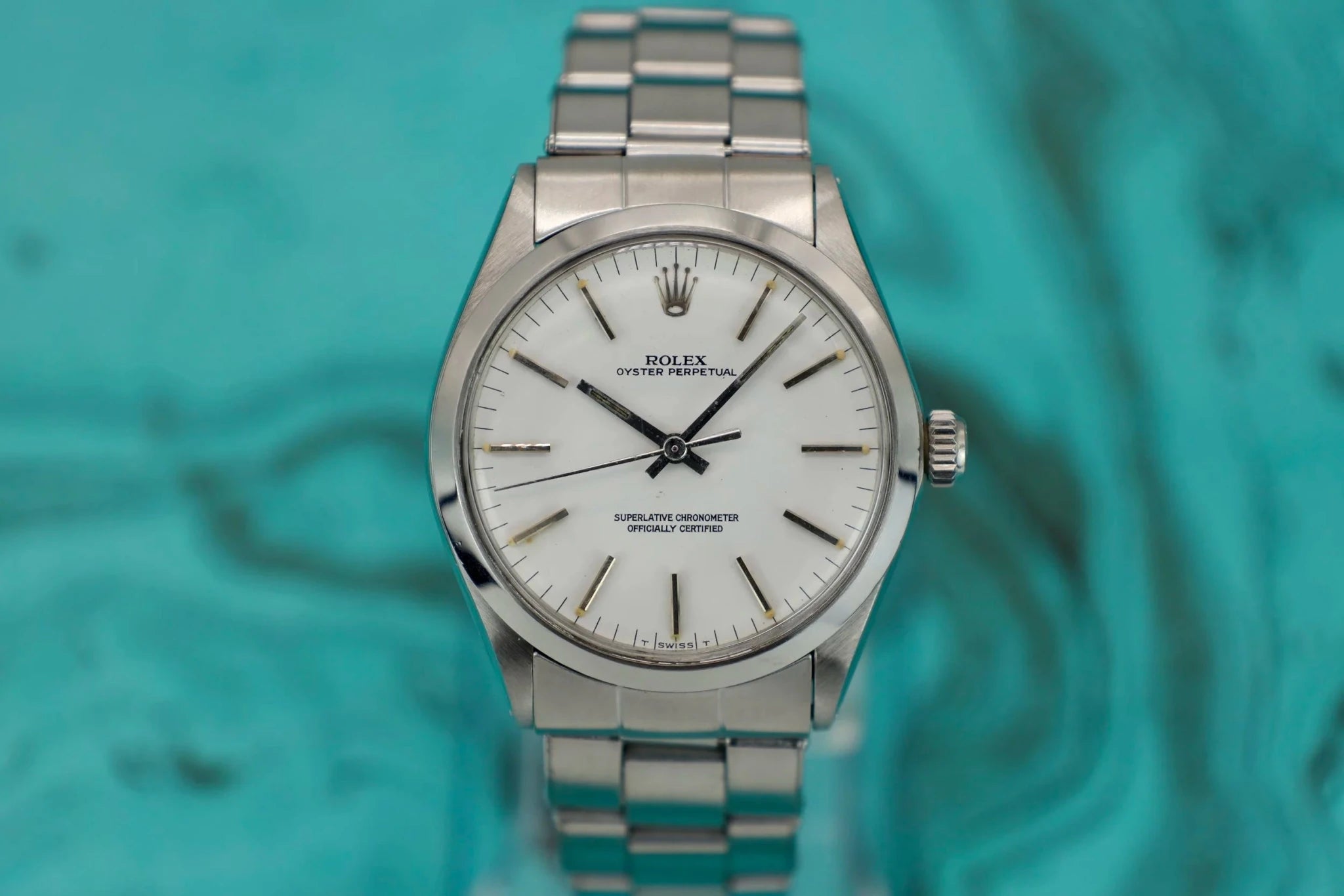 1969 Rolex Oyster Perpetual Ref. 1002 | White Dial - Sierra Time Co
