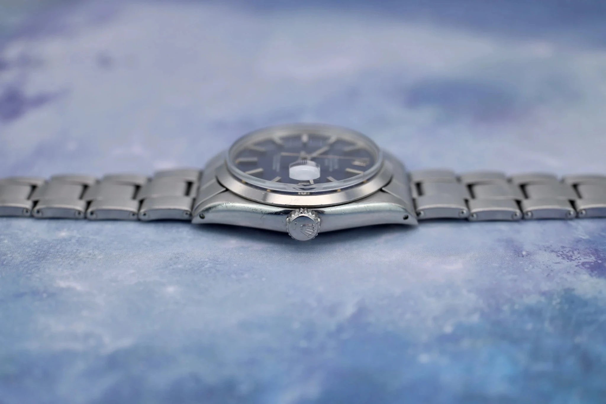 1970 Rolex Date Ref. 1500 | Blue Mosaic Dial - Sierra Time Co