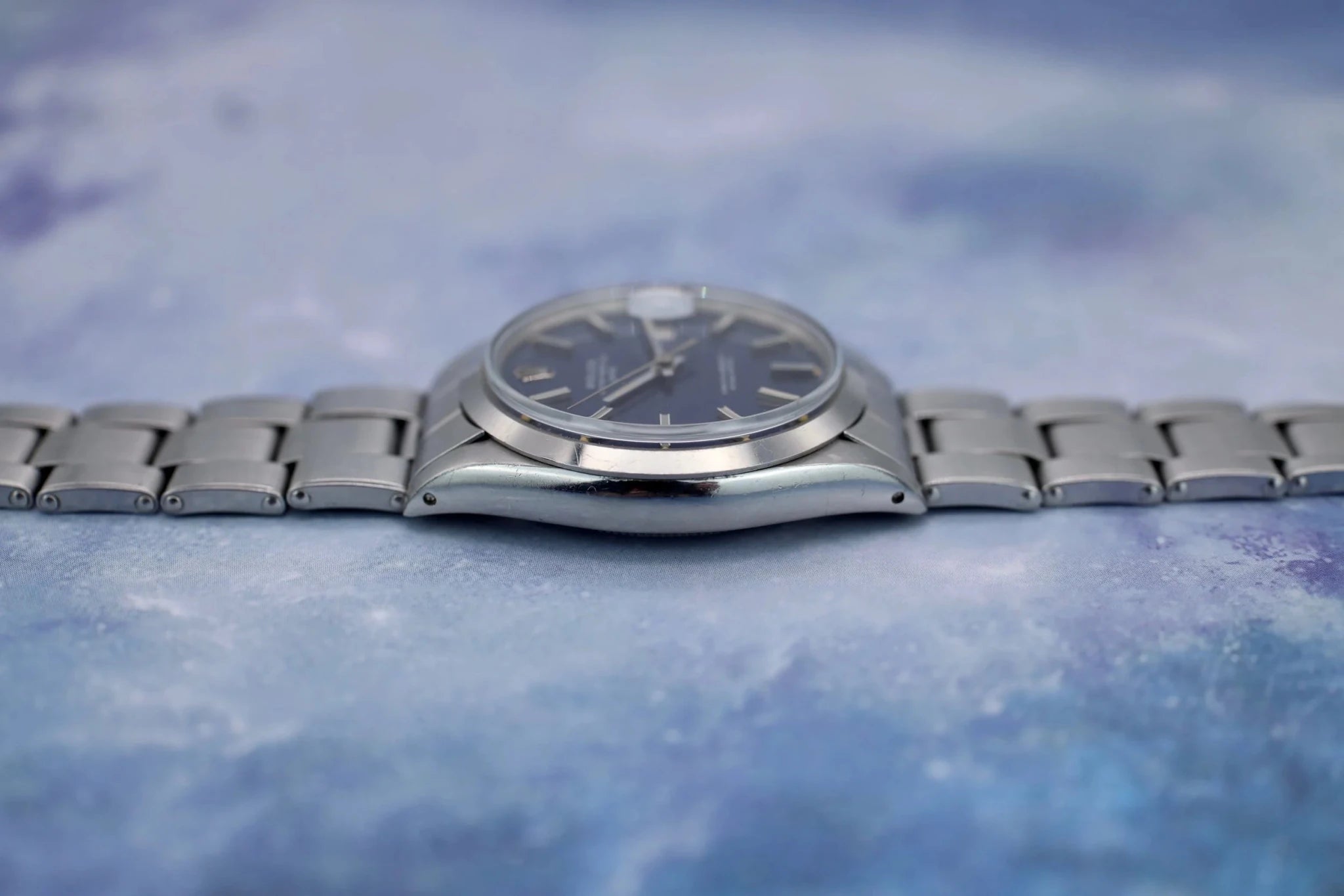 1970 Rolex Date Ref. 1500 | Blue Mosaic Dial - Sierra Time Co