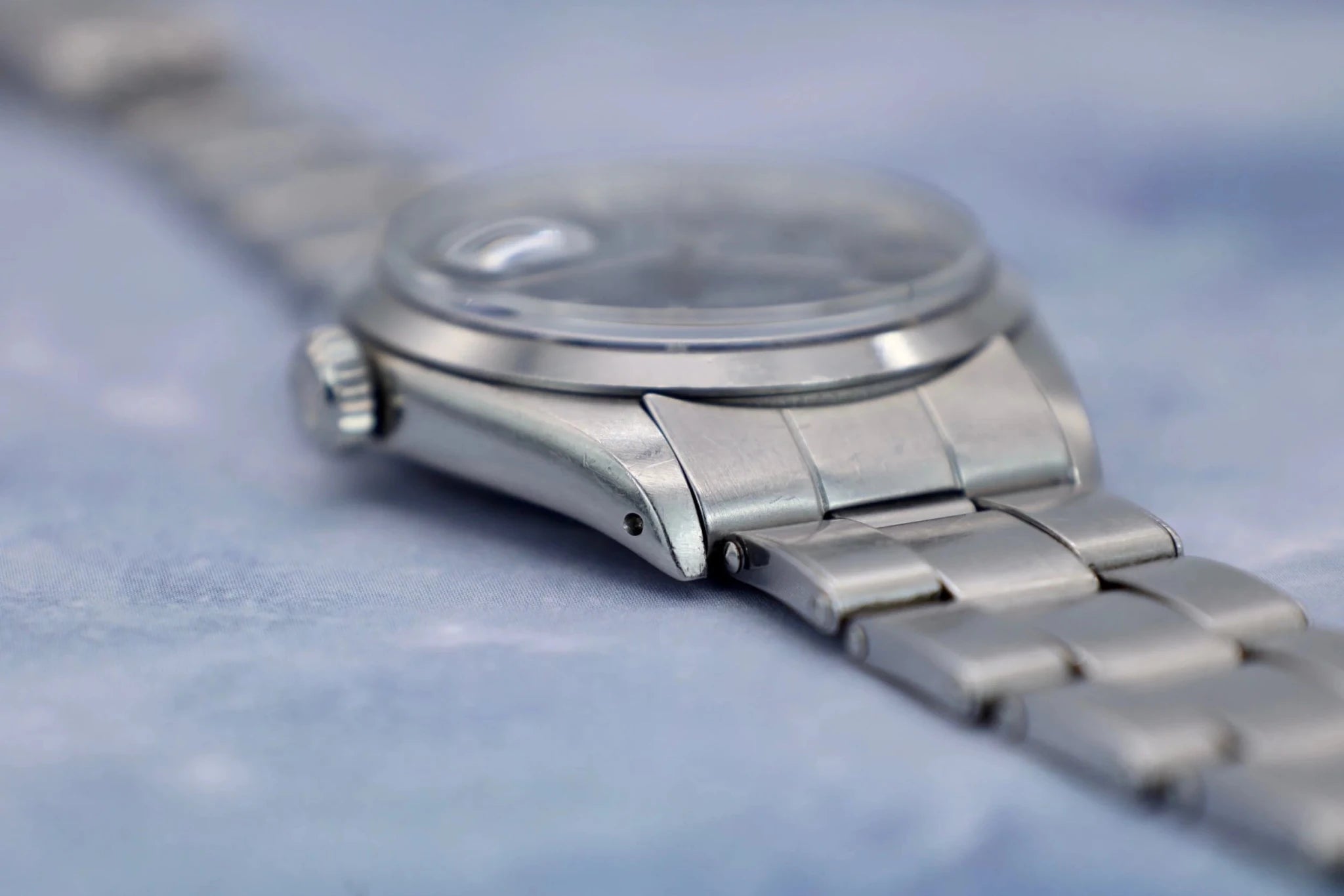 1970 Rolex Date Ref. 1500 | Blue Mosaic Dial - Sierra Time Co