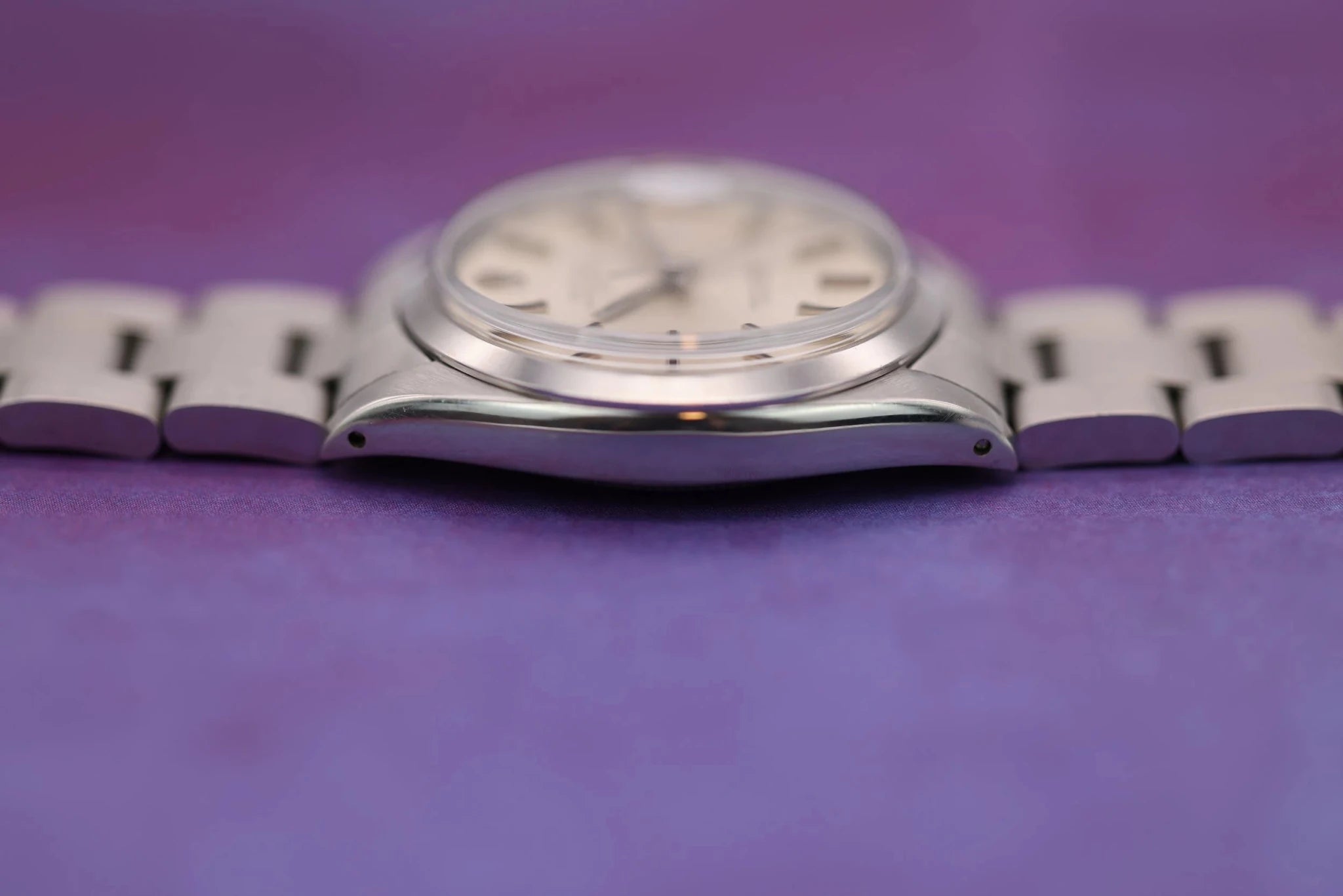 1970 Rolex Date Ref. 1500 | Silver Dial | Onyx Markers - Sierra Time Co