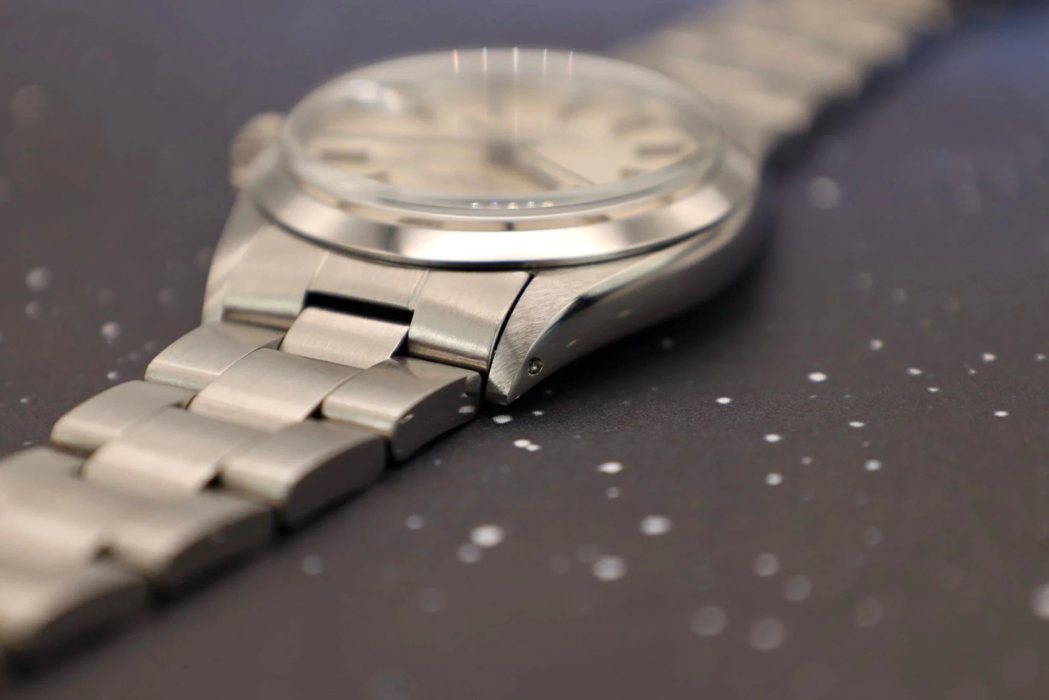 1970 Rolex Date Ref. 1500 | Silver Onyx Dial - Sierra Time Co
