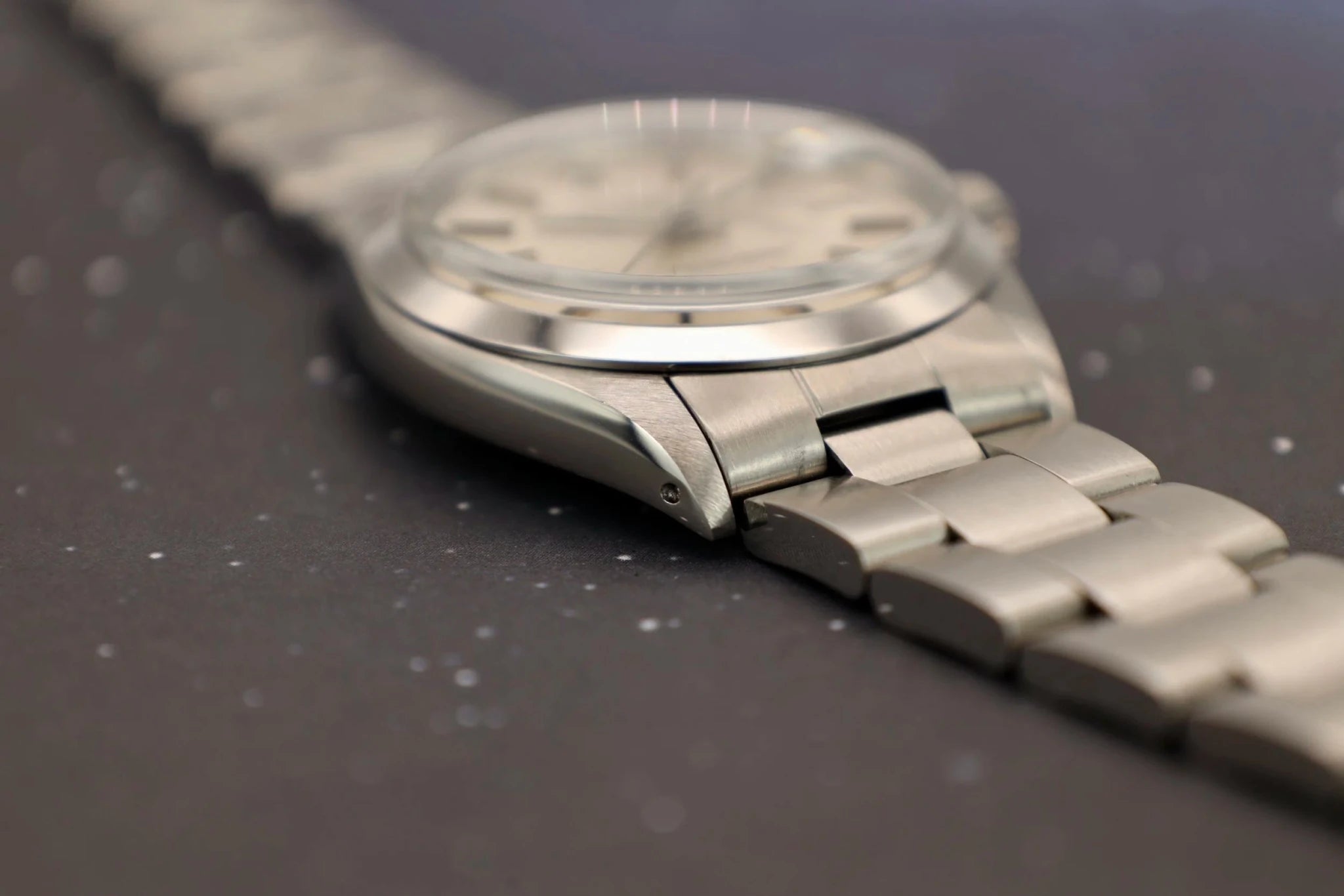 1970 Rolex Date Ref. 1500 | Silver Onyx Dial - Sierra Time Co