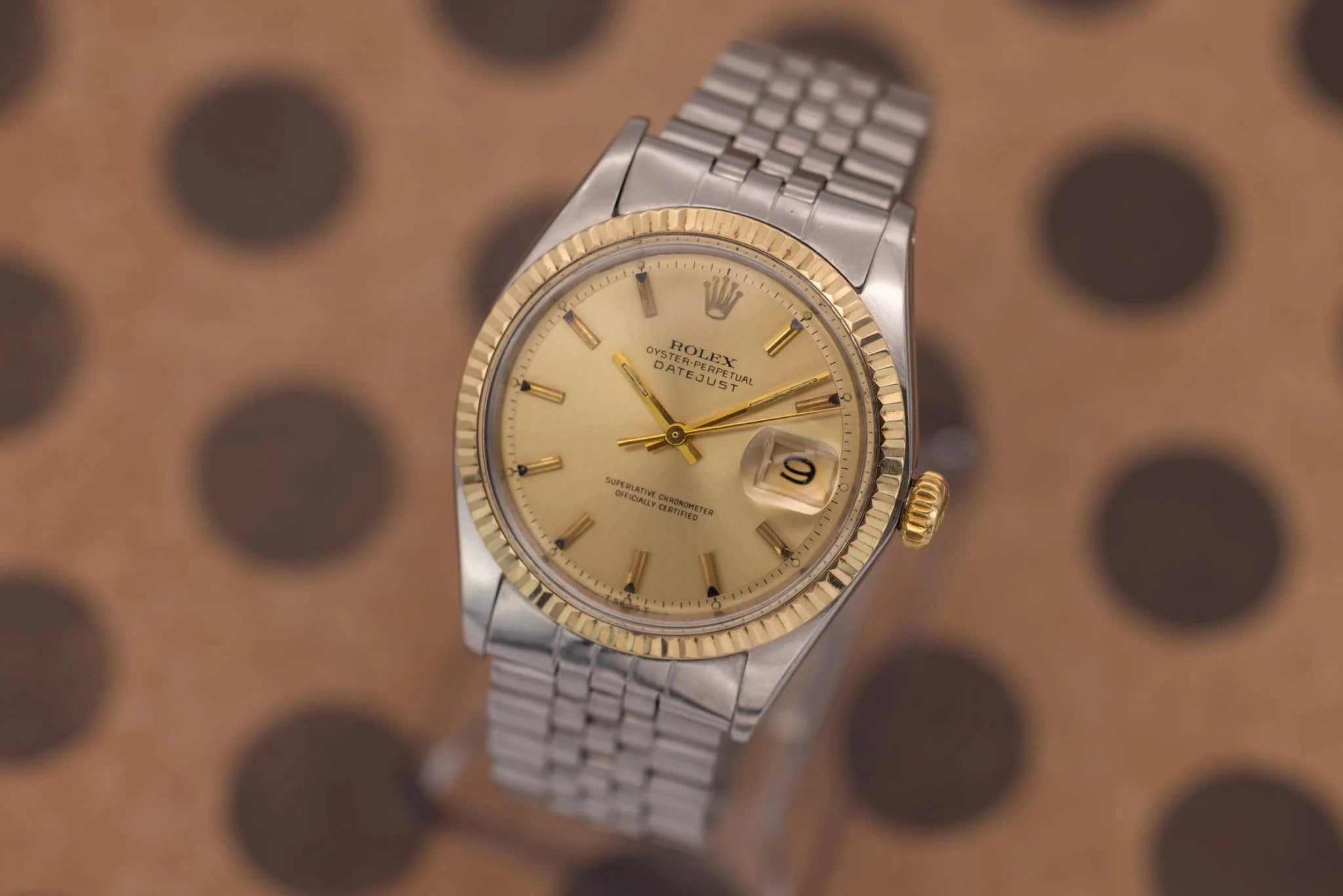 1970 Rolex Datejust Ref. 1601 | Champagne Noir Dial - Sierra Time Co