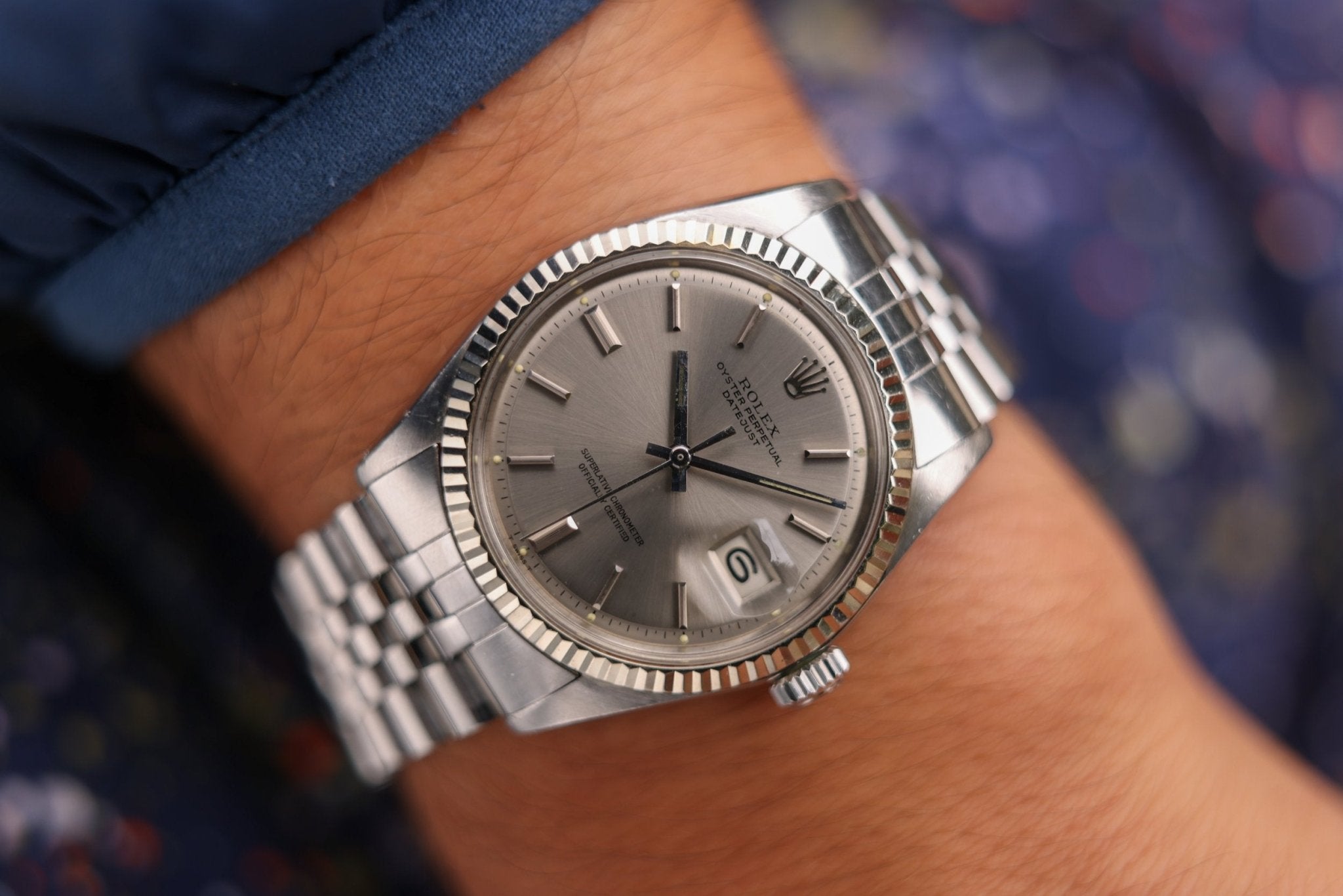1970 Rolex Datejust Ref. 1601 | Grey Dial - Sierra Time Co