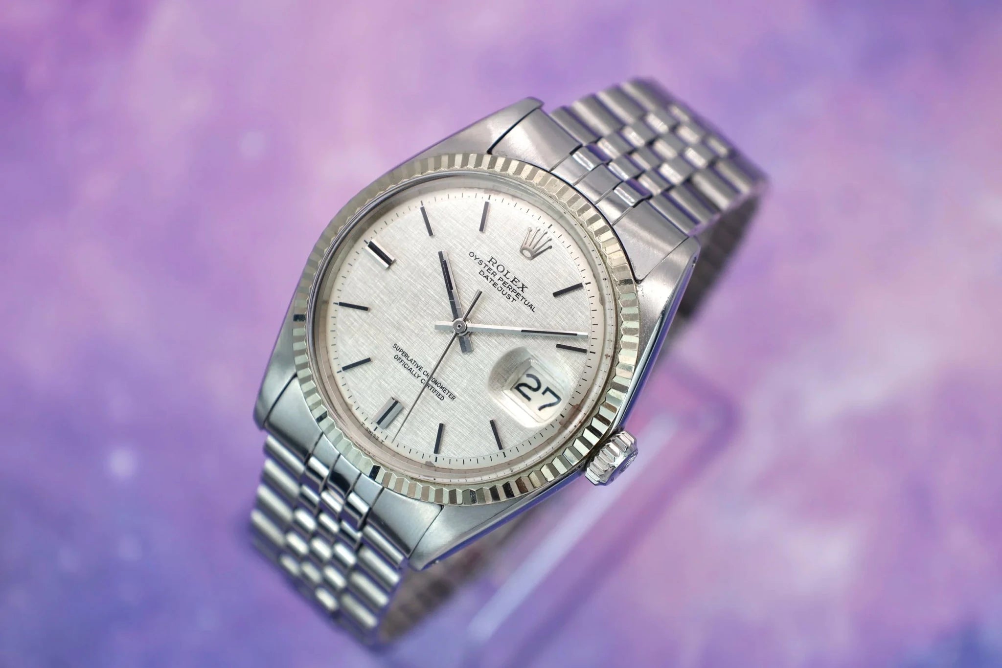 1970 Rolex Datejust Ref. 1601 | Linen Dial - Sierra Time Co