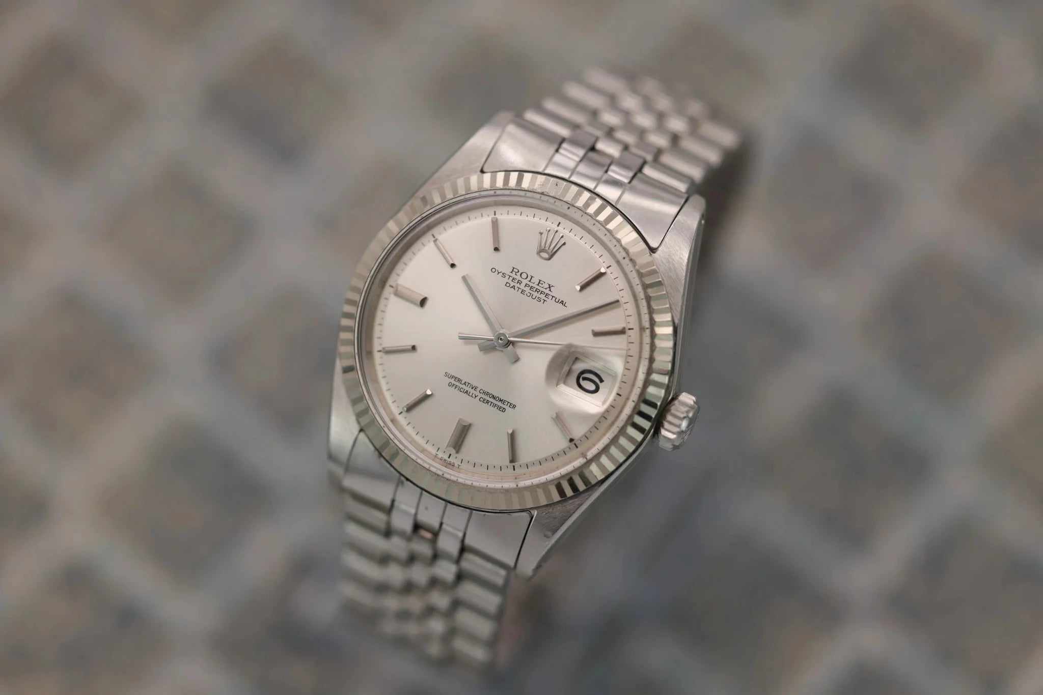 1970 Rolex Datejust Ref. 1601 | Silver Non-Lume Dial | Full Set - Sierra Time Co